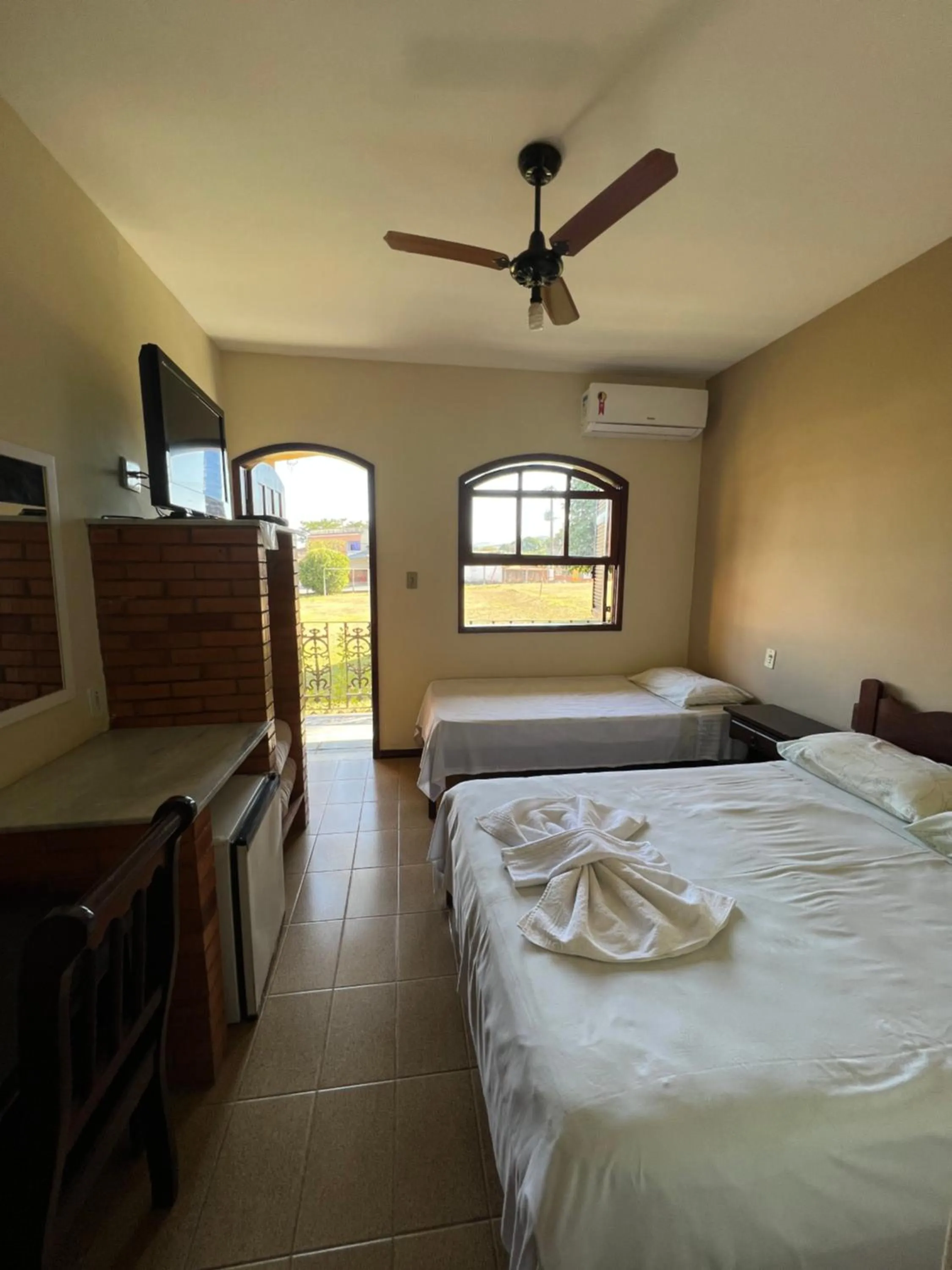 Bed in Pousada Por do Sol