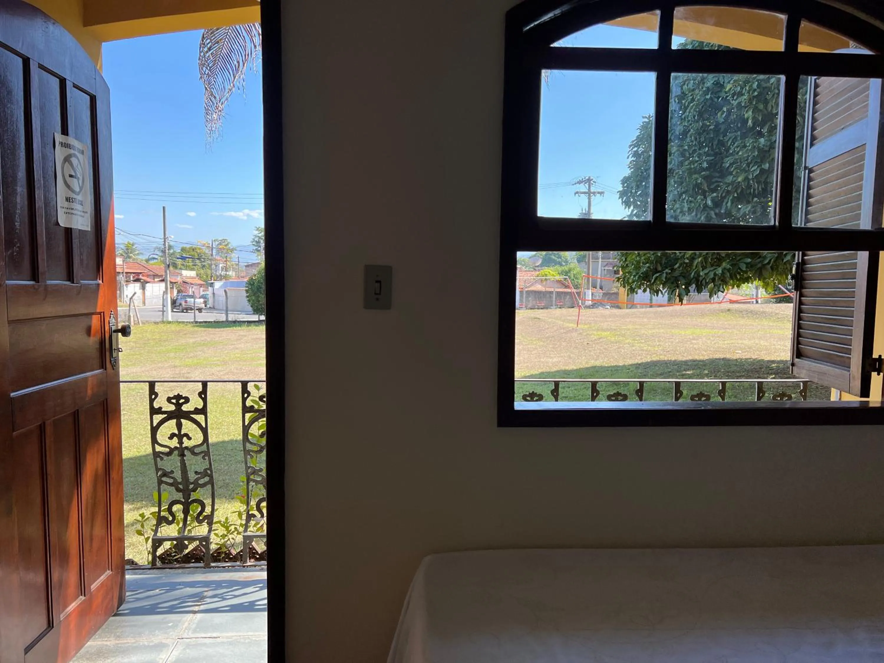 Bed in Pousada Por do Sol