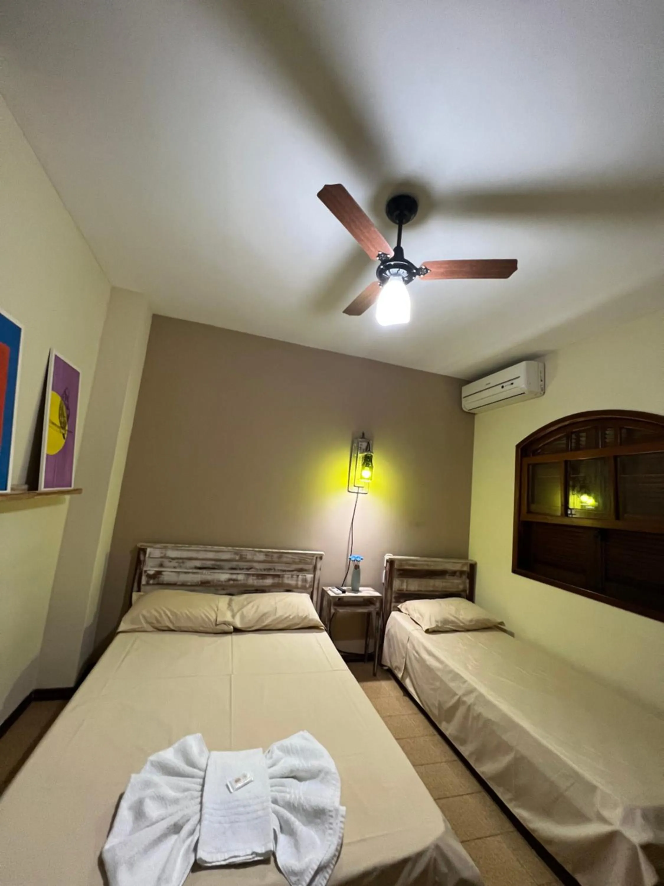 Bed in Pousada Por do Sol