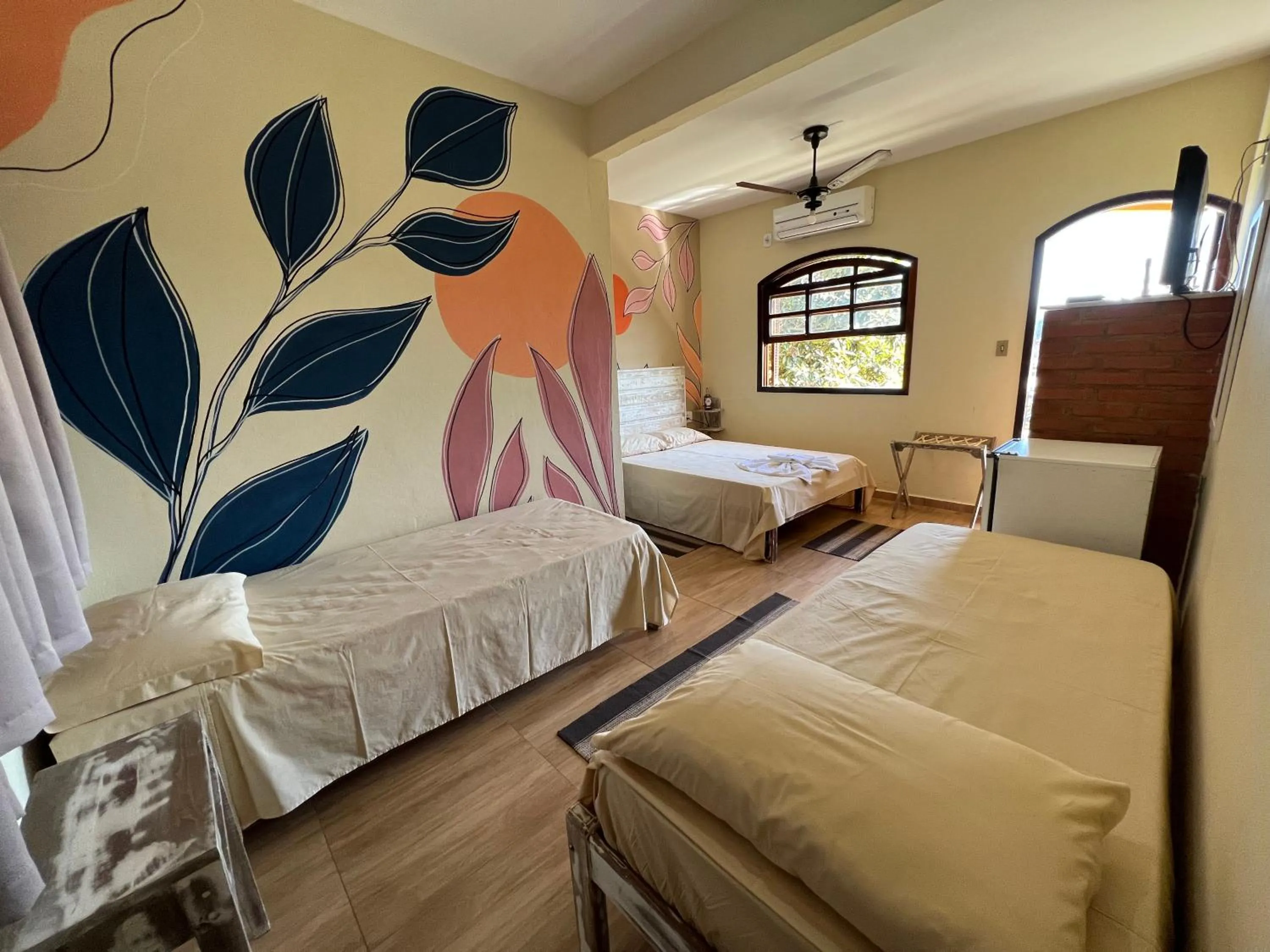 Bed in Pousada Por do Sol