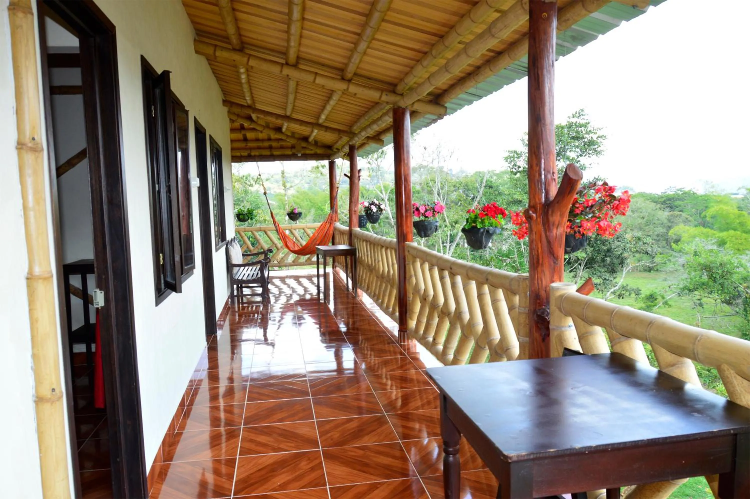 Balcony/Terrace in Hospedaje y Camping Buena Vista