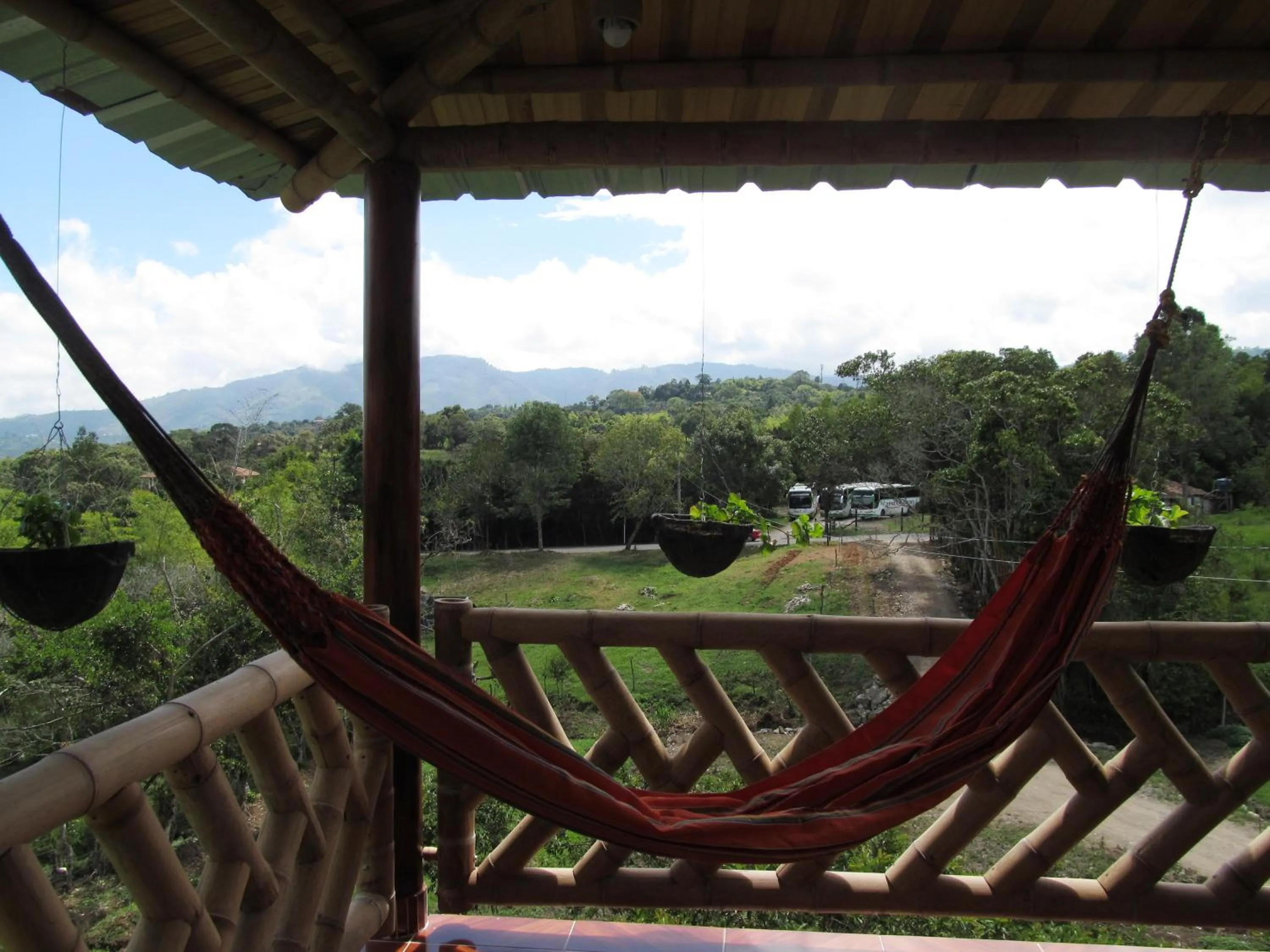 Balcony/Terrace in Hospedaje y Camping Buena Vista