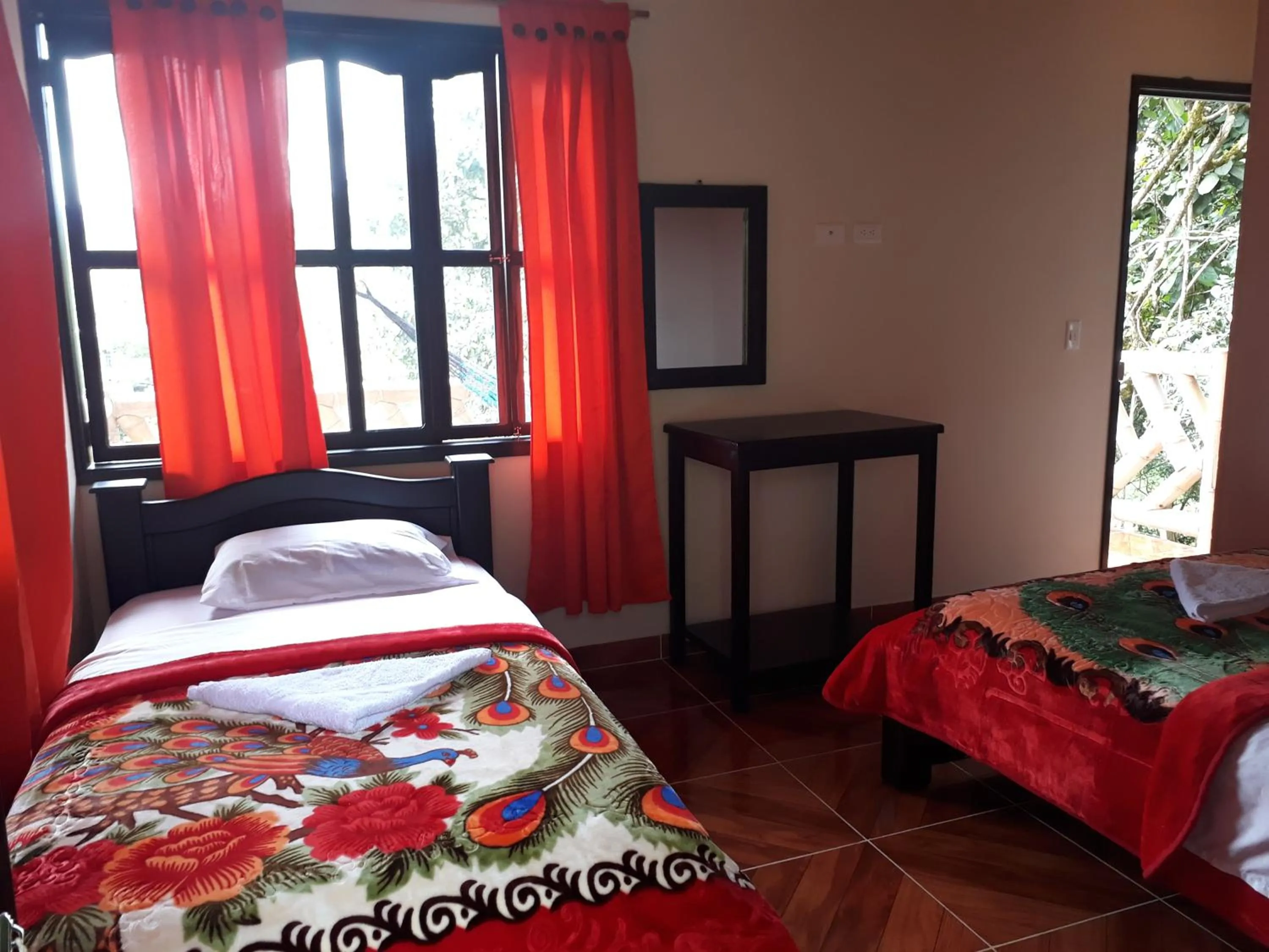 Bed in Hospedaje y Camping Buena Vista