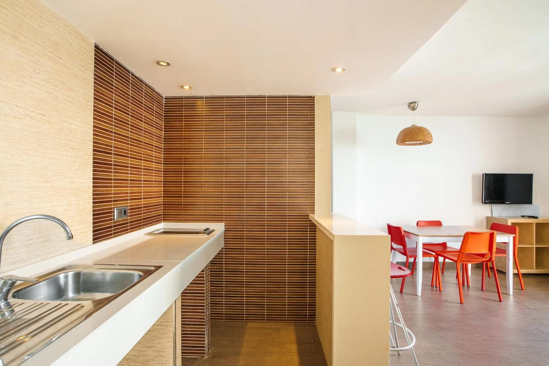 Kitchen or kitchenette in Apartamentos San Francisco