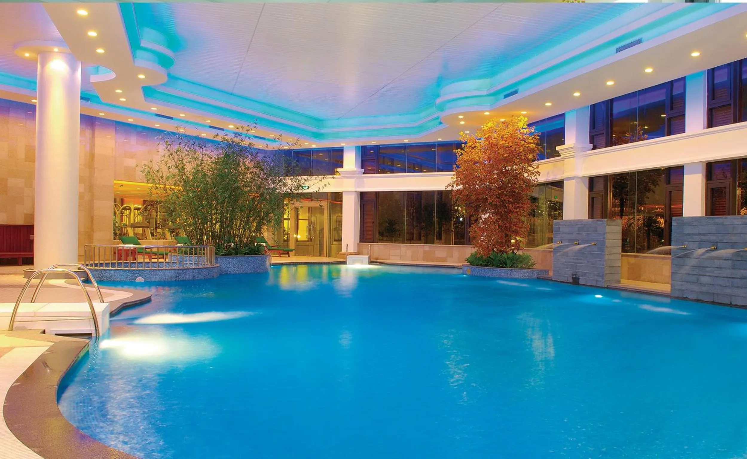 Pool view in C&D Resort,Wuyi Mountain