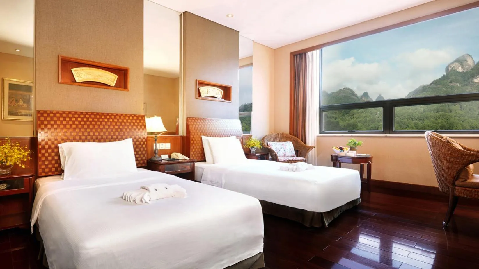 Bedroom, Bed in C&D Resort,Wuyi Mountain
