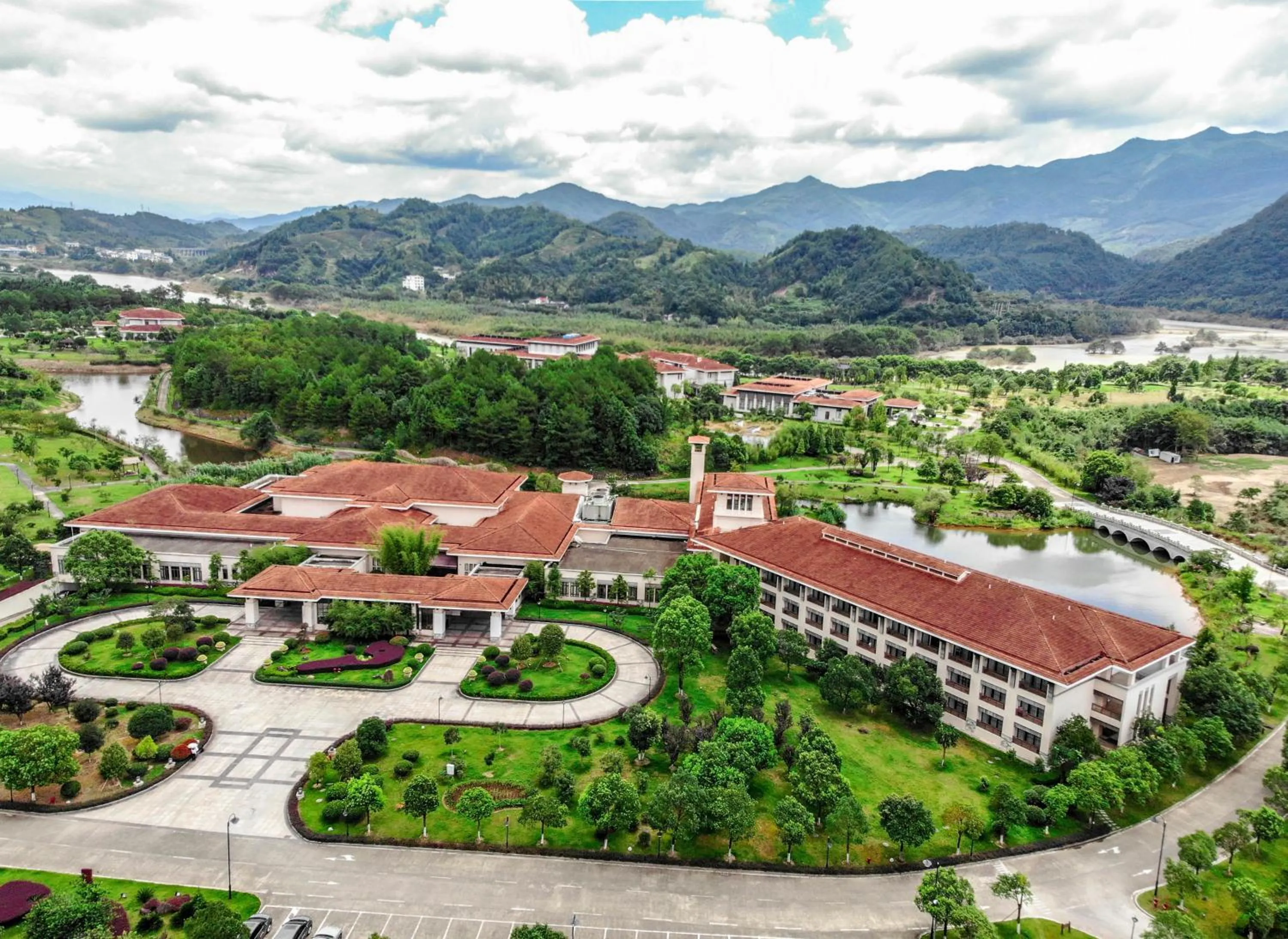 Bird's eye view in Dahongpao Resort