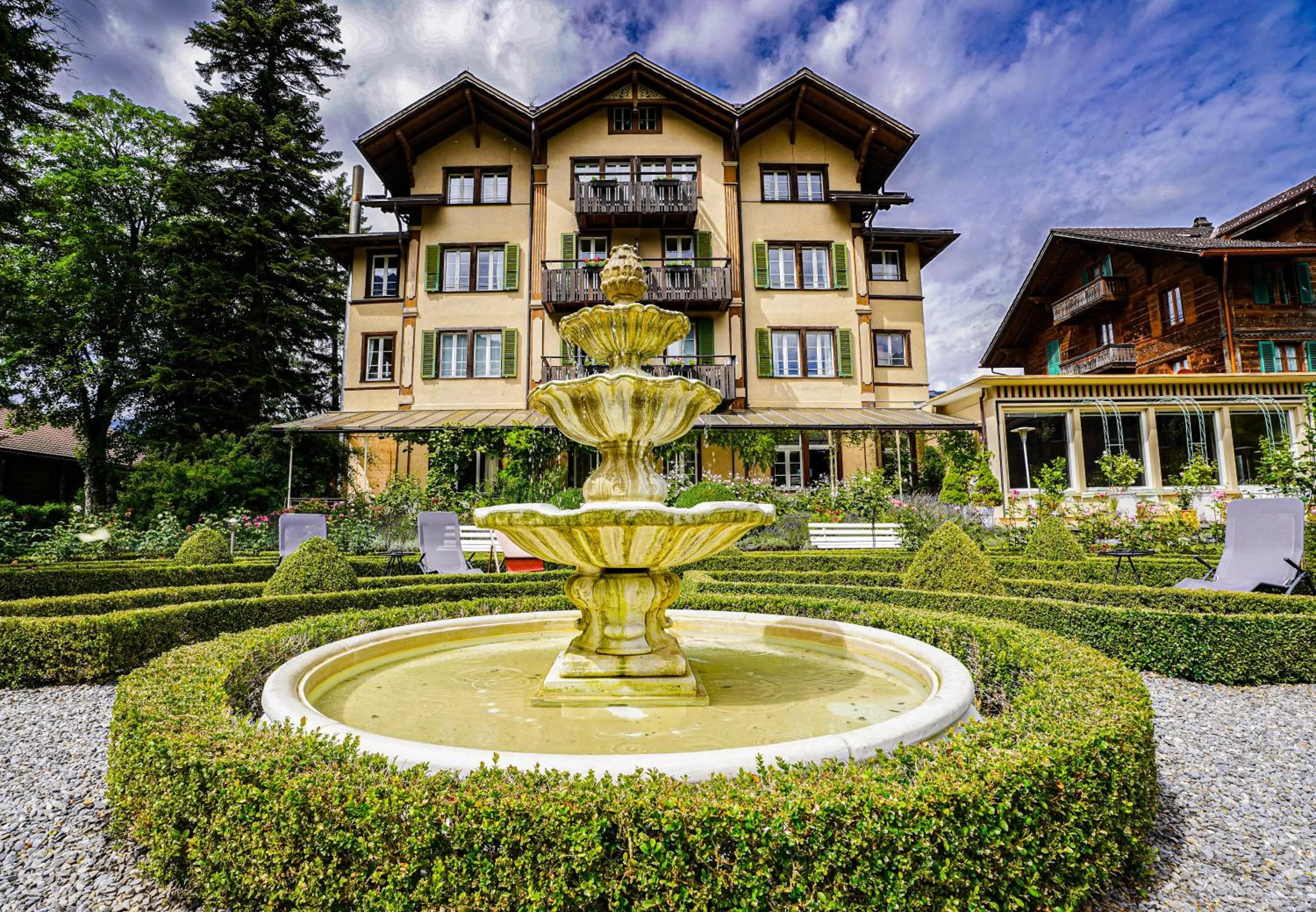 Property building in Alpenrose Hotel and Gardens