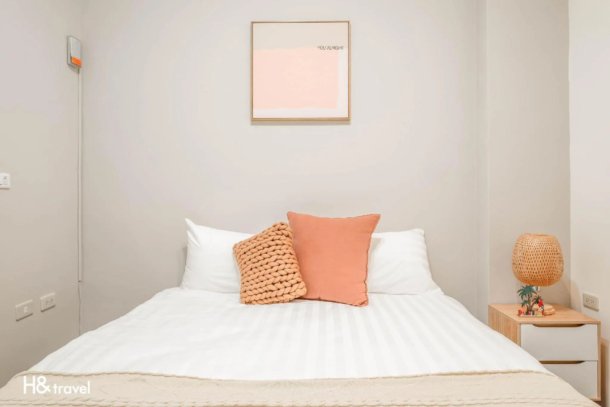 Decorative detail, Bed in Taitung Puyuma Style Inn