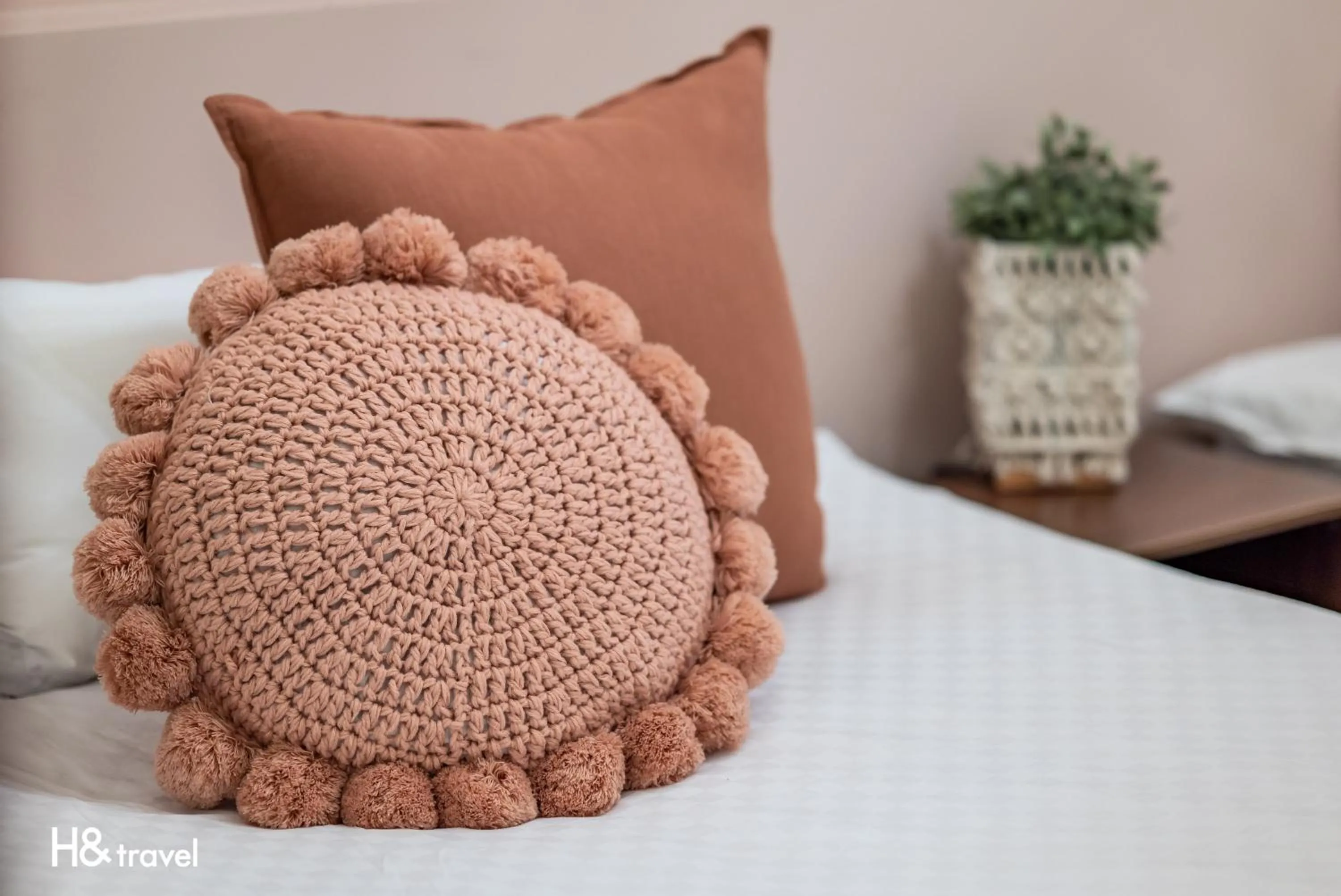 Decorative detail, Bed in Taitung Puyuma Style Inn