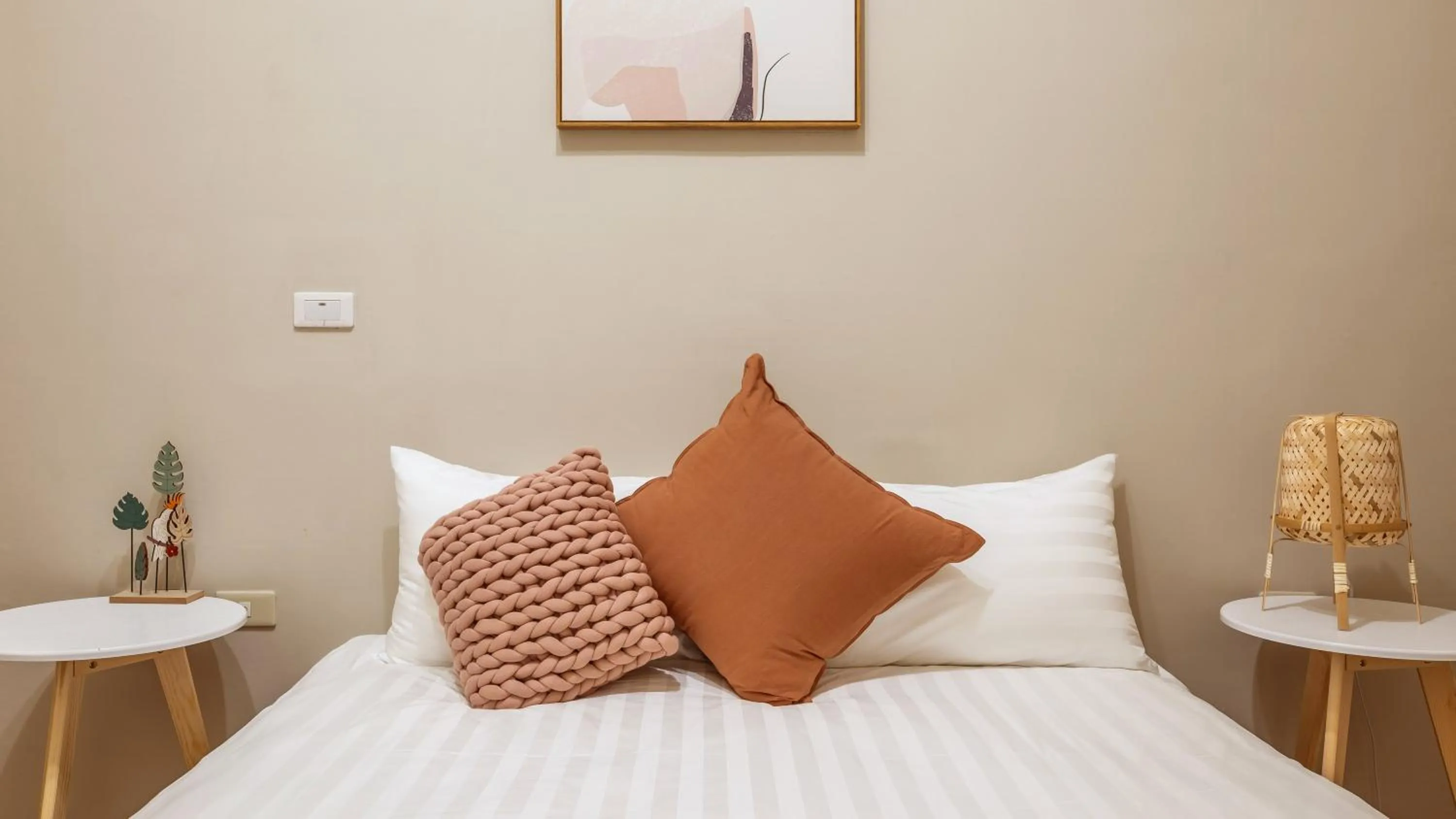 Bed in Taitung Puyuma Style Inn