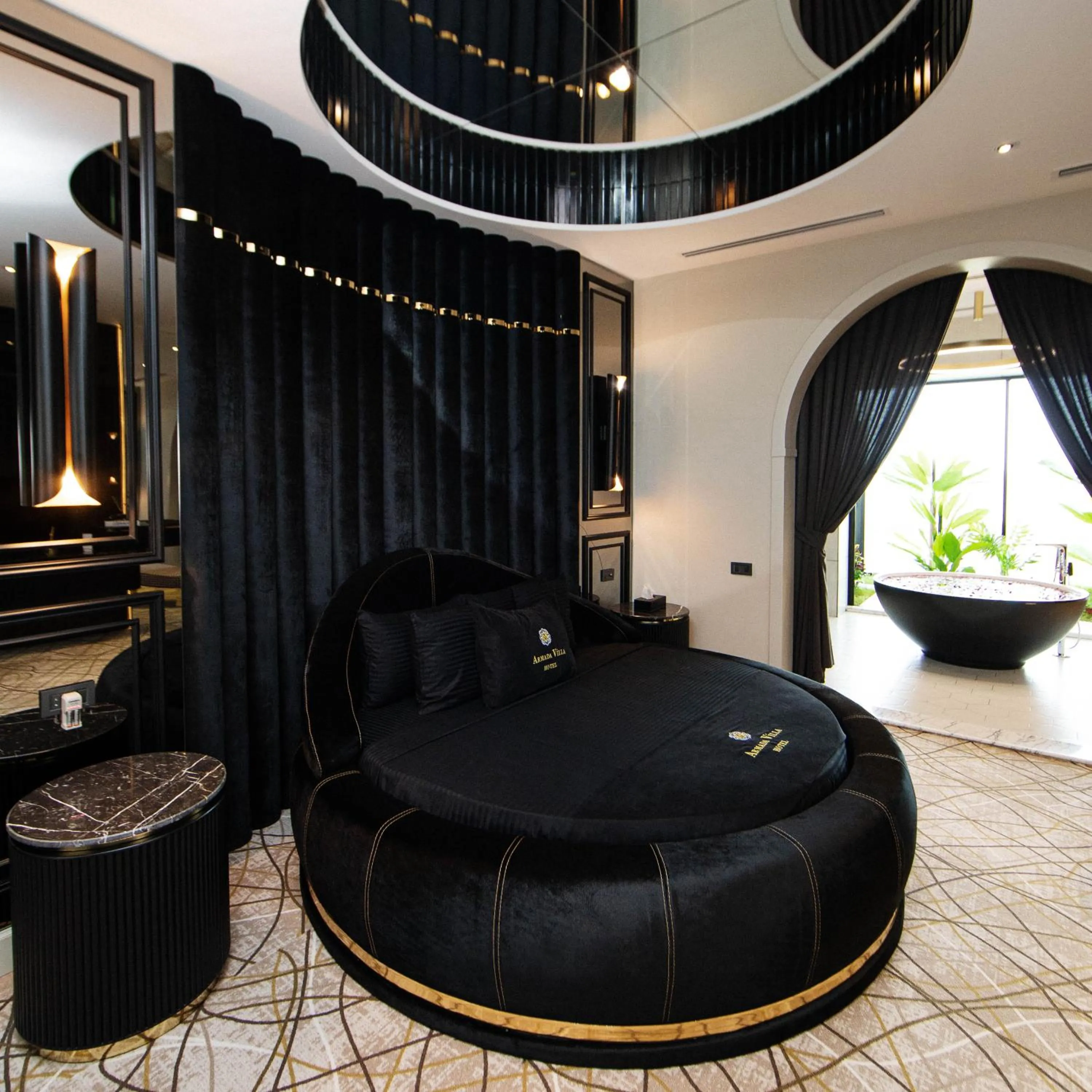 Bed in Armada Villa Hotel