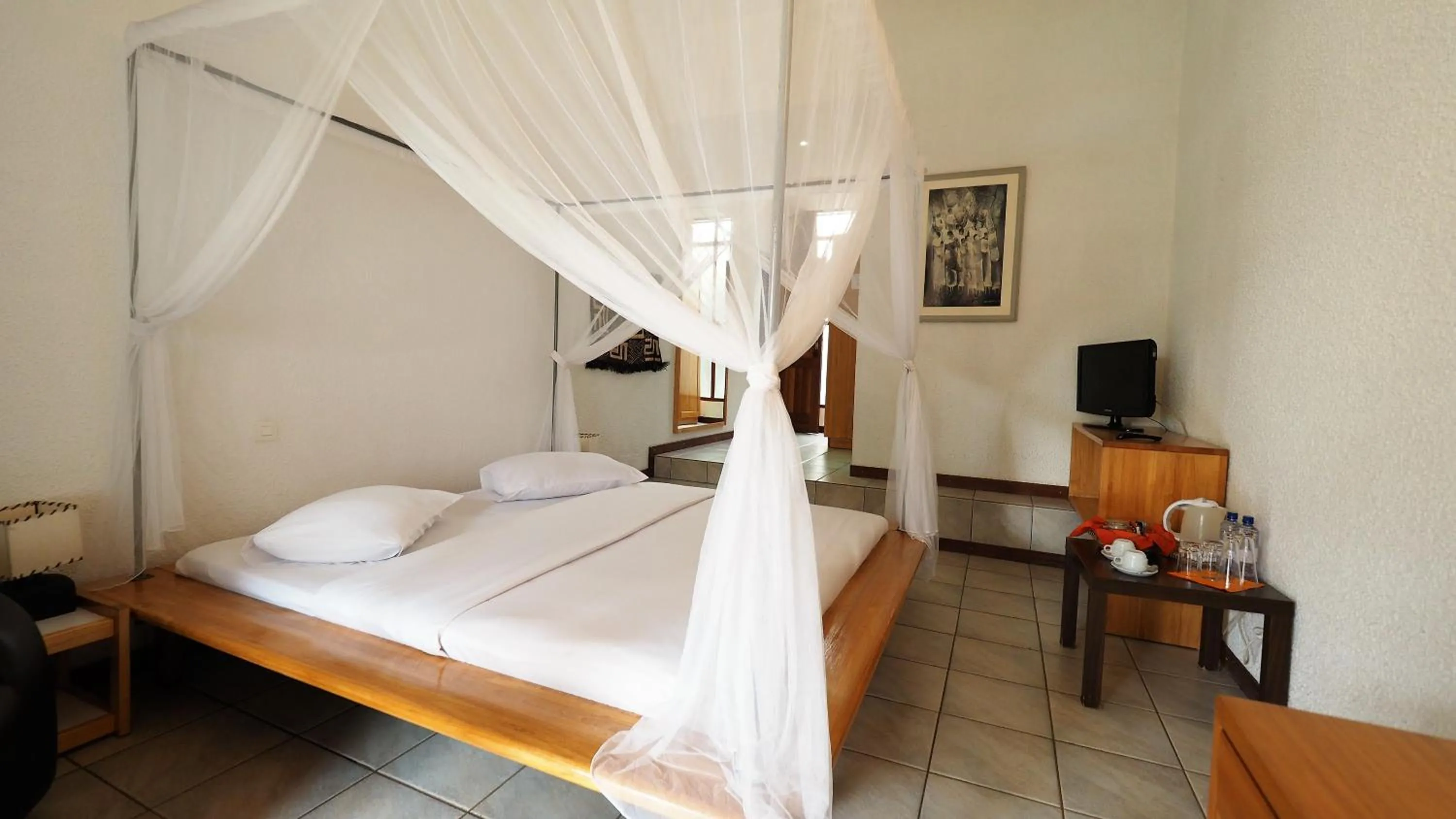 Bed in Hotel Le Garni