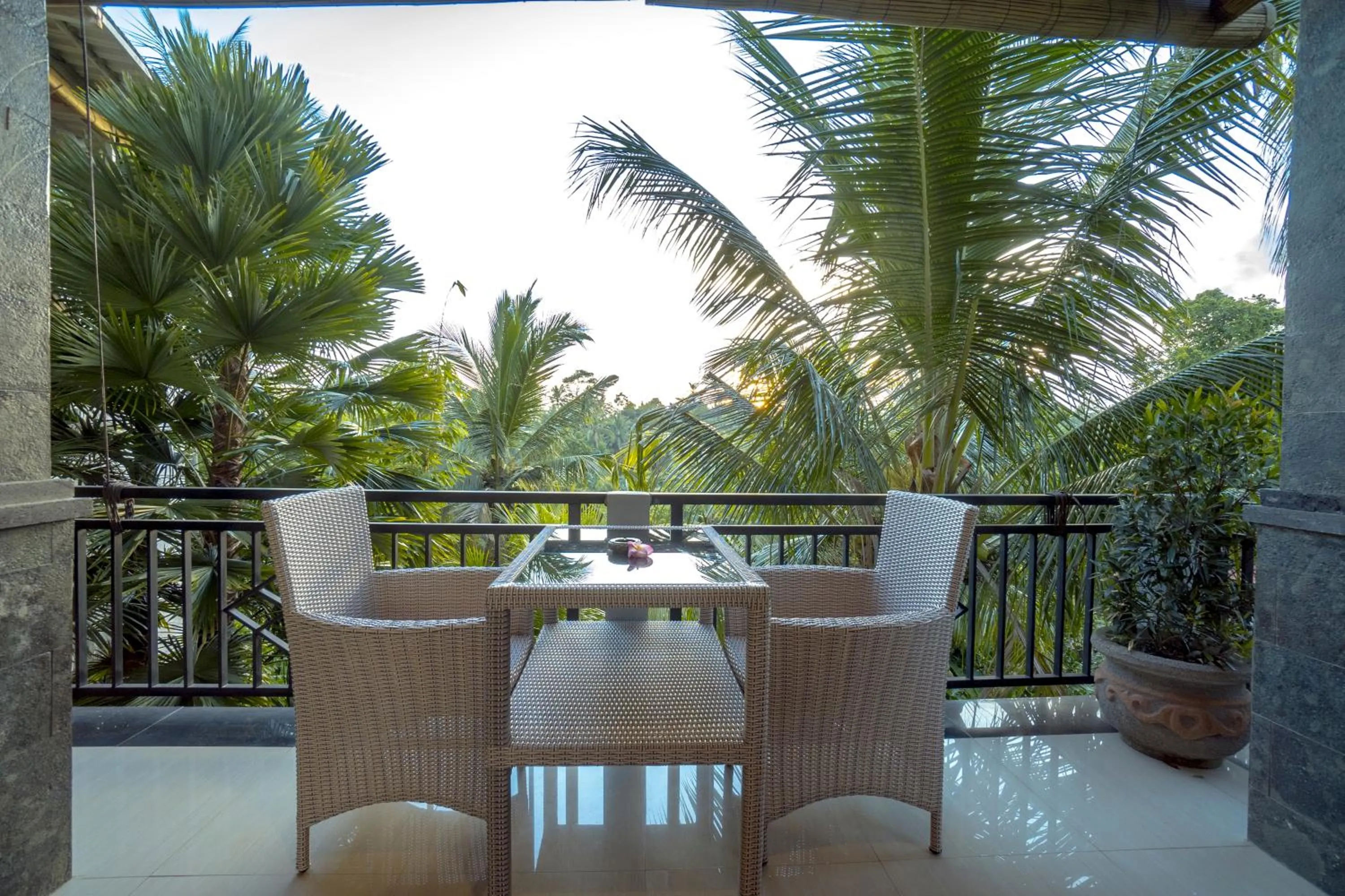 Balcony/Terrace in Adi Bisma Inn by Mahaputra
