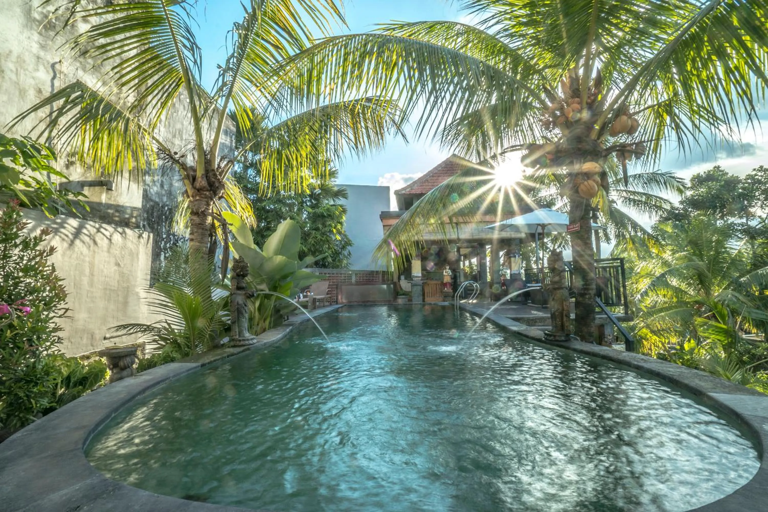 Swimming pool in Adi Bisma Inn by Mahaputra