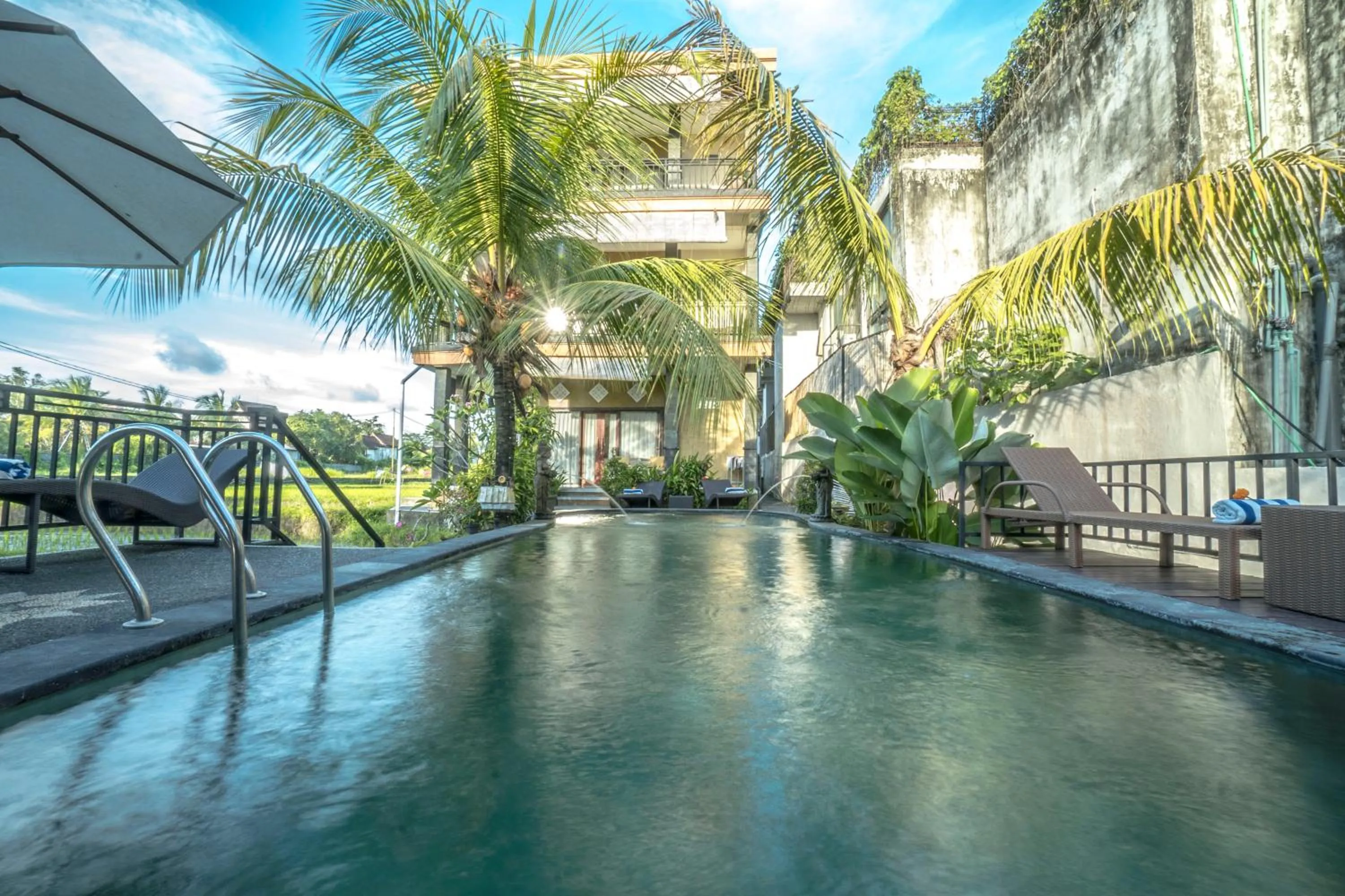 Swimming pool in Adi Bisma Inn by Mahaputra