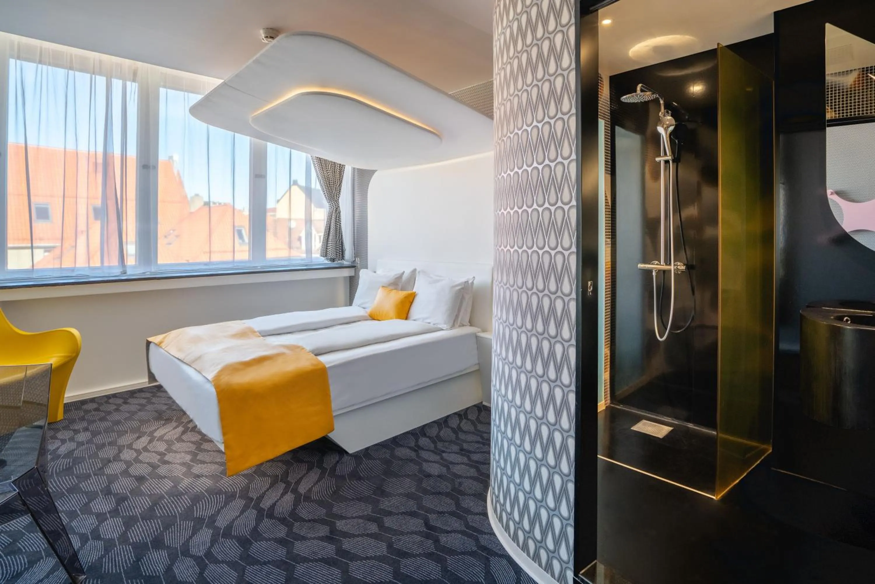 Bed in Magic Hotel Bergen City Center, a member of Radisson Individuals