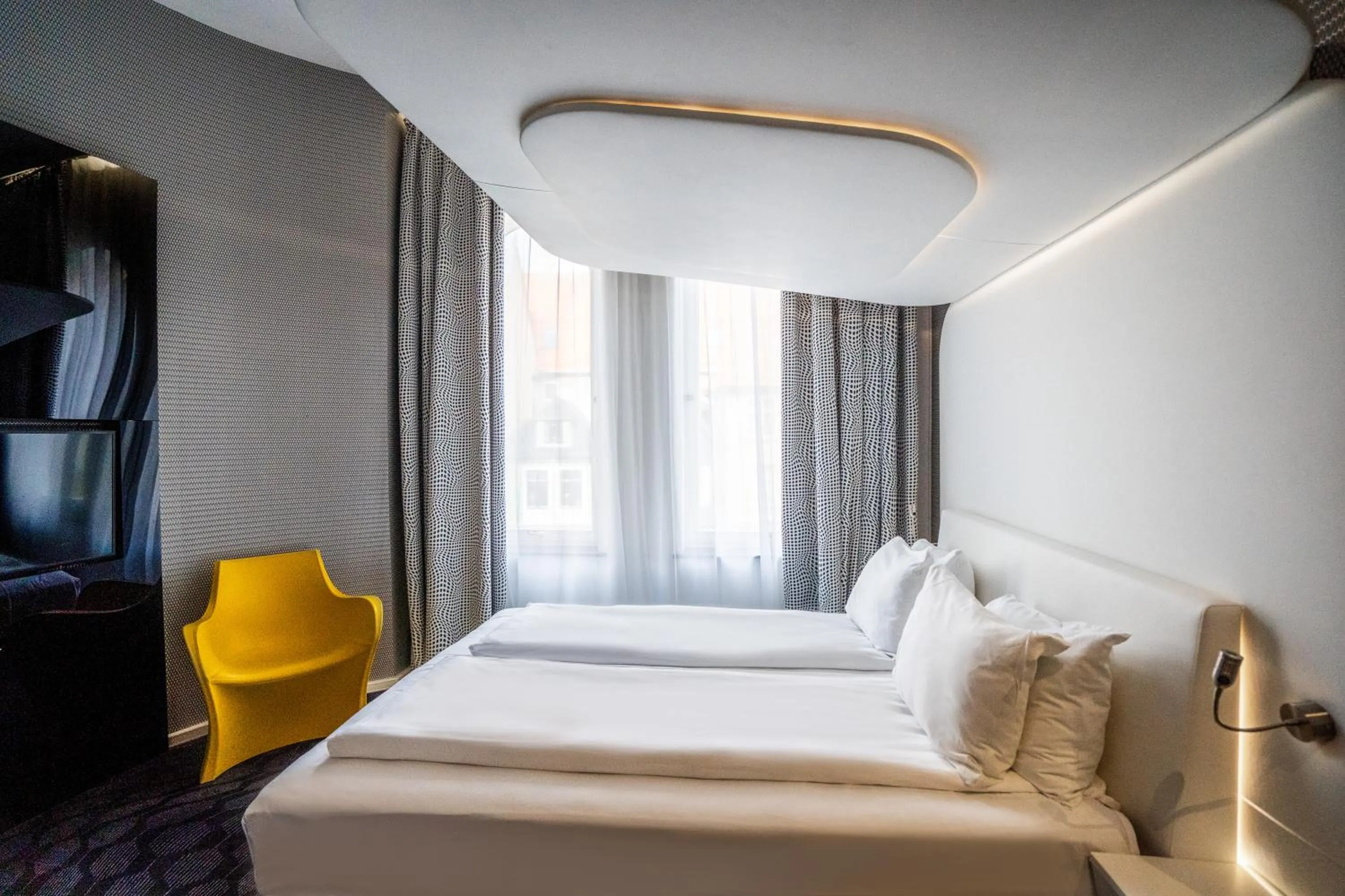 Bed in Magic Hotel Bergen City Center, a member of Radisson Individuals