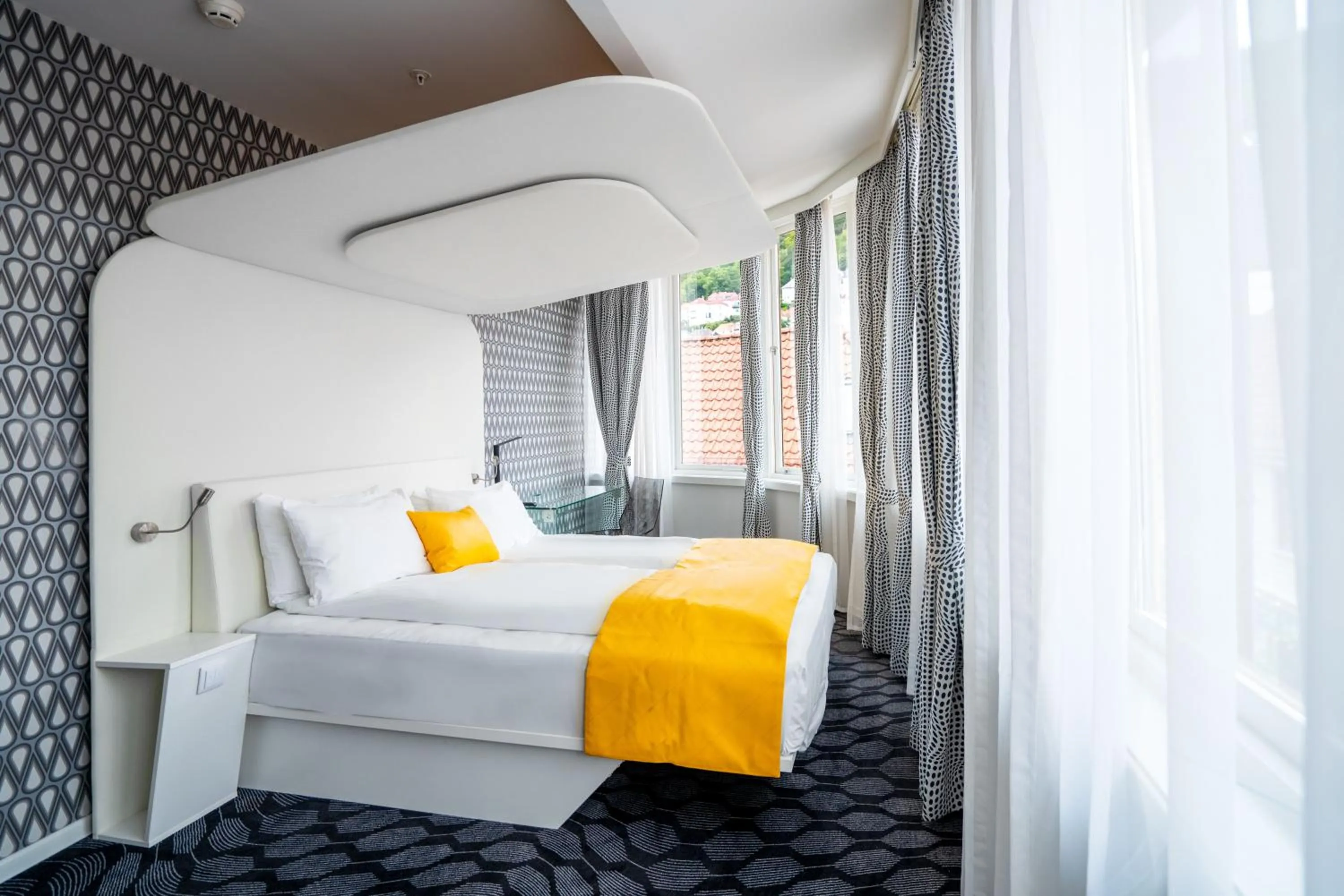 Bed in Magic Hotel Bergen City Center, a member of Radisson Individuals