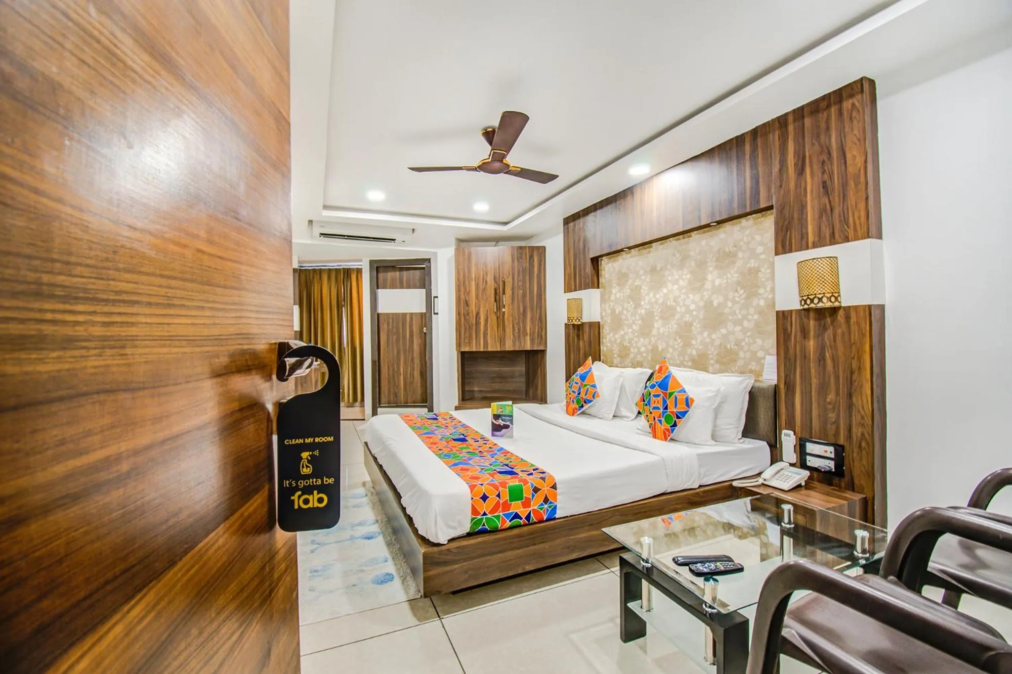Bedroom, Bed in FabHotel Rajnandani Residency Bhawarkua