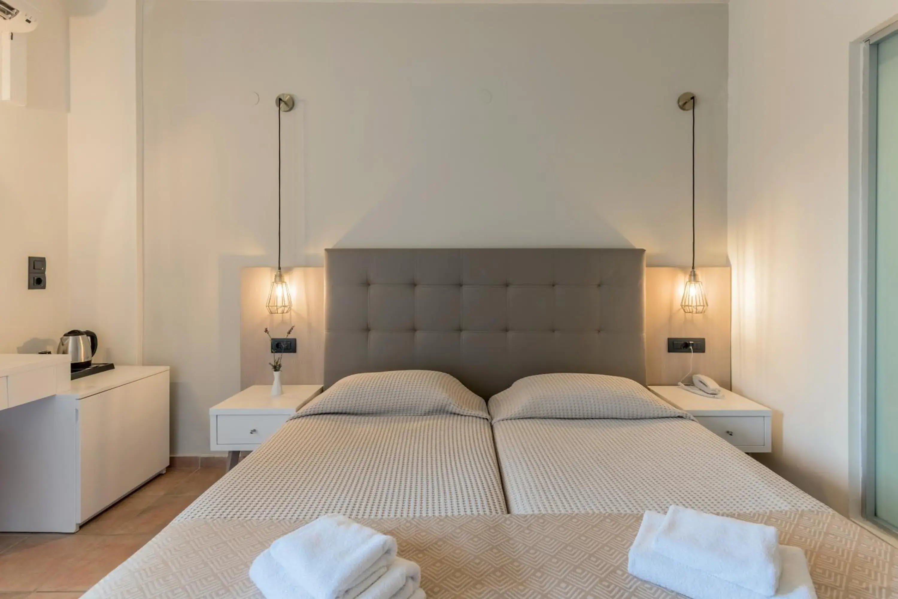 Double or Twin Room with Side Sea View in Gouves Bay by Omilos Hotels Double or Twin Room with Side Sea View in Gouves Bay by Omilos Hotels