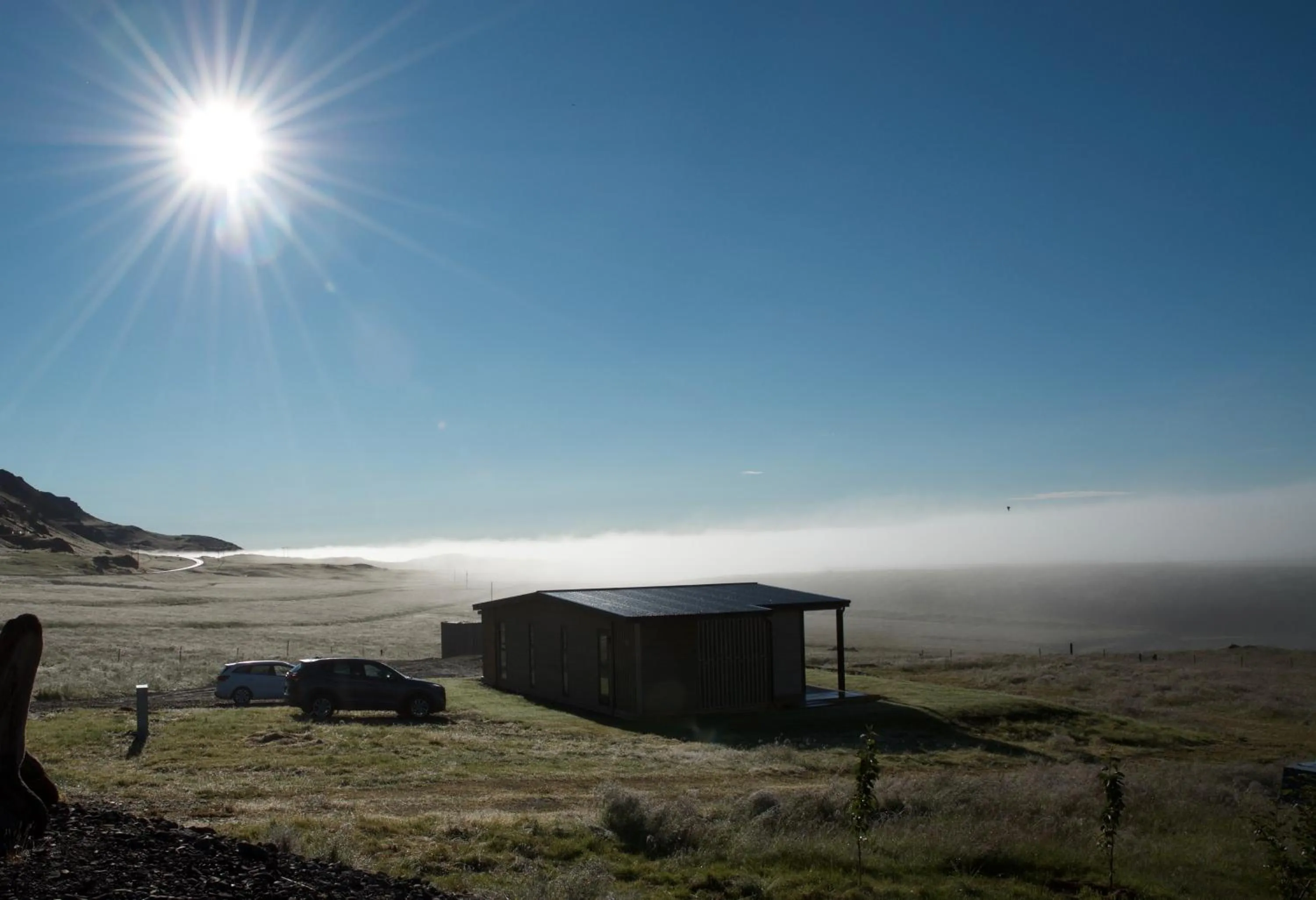 Facade/entrance in Krákhamar Apartments