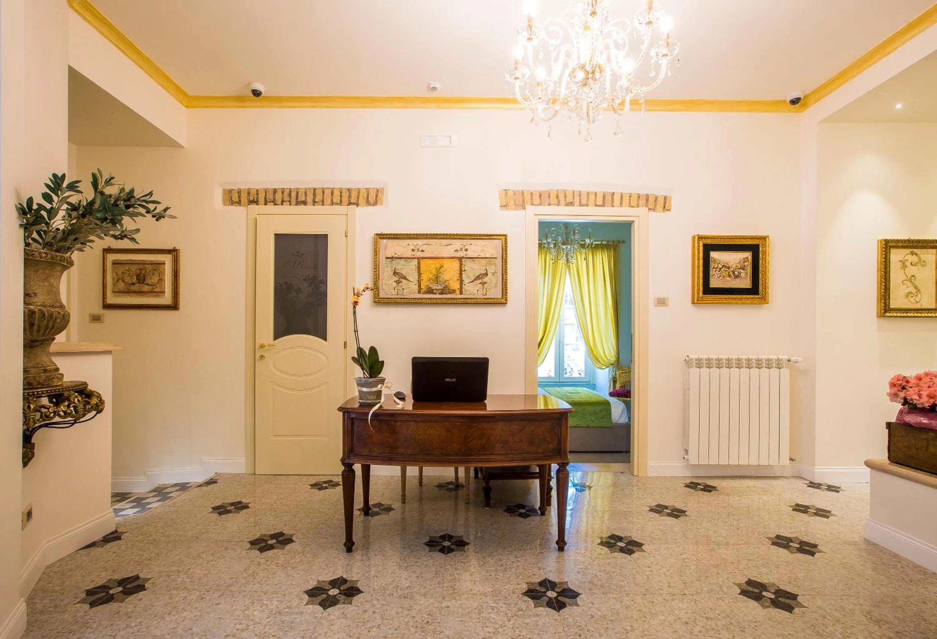 Lobby or reception in Trastevere Royal Suite