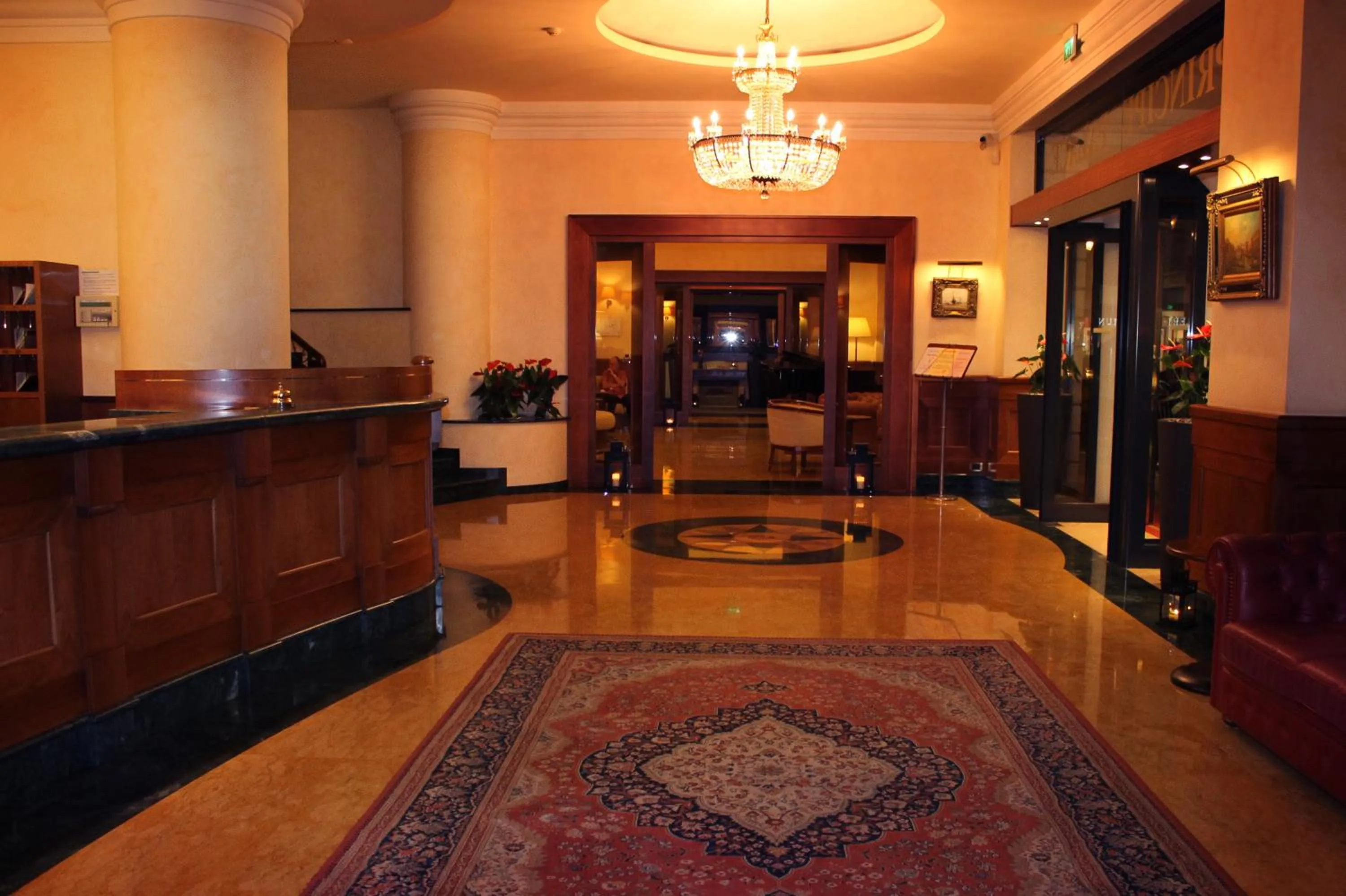 Living room in Hotel Principe Palace