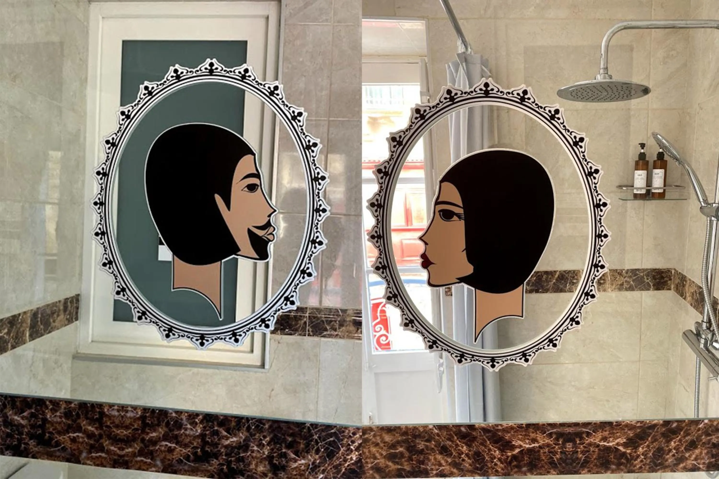 Shower in BOCO Boutique Hotel