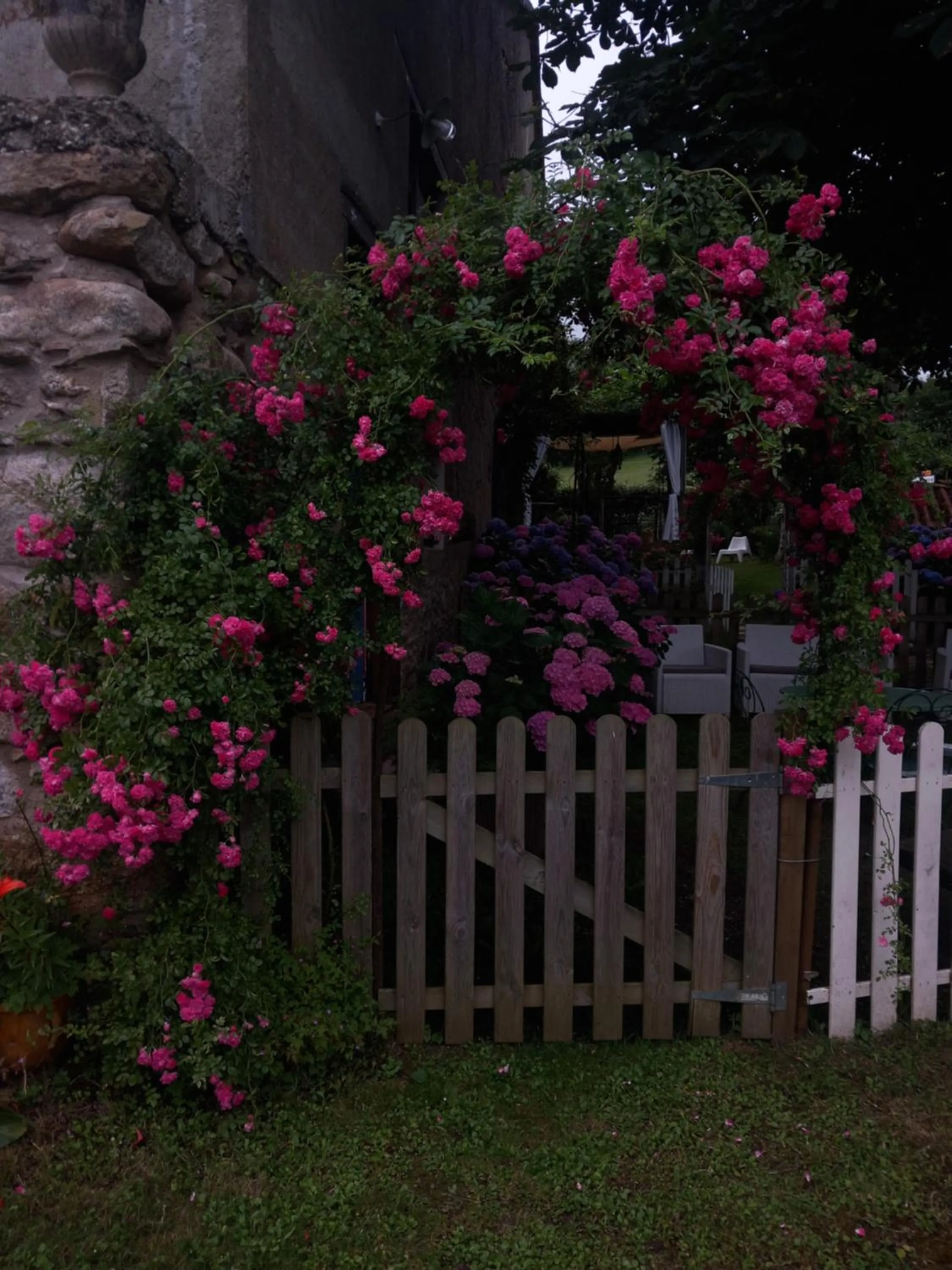 Garden in la maison d'Anna chambres d hôtes