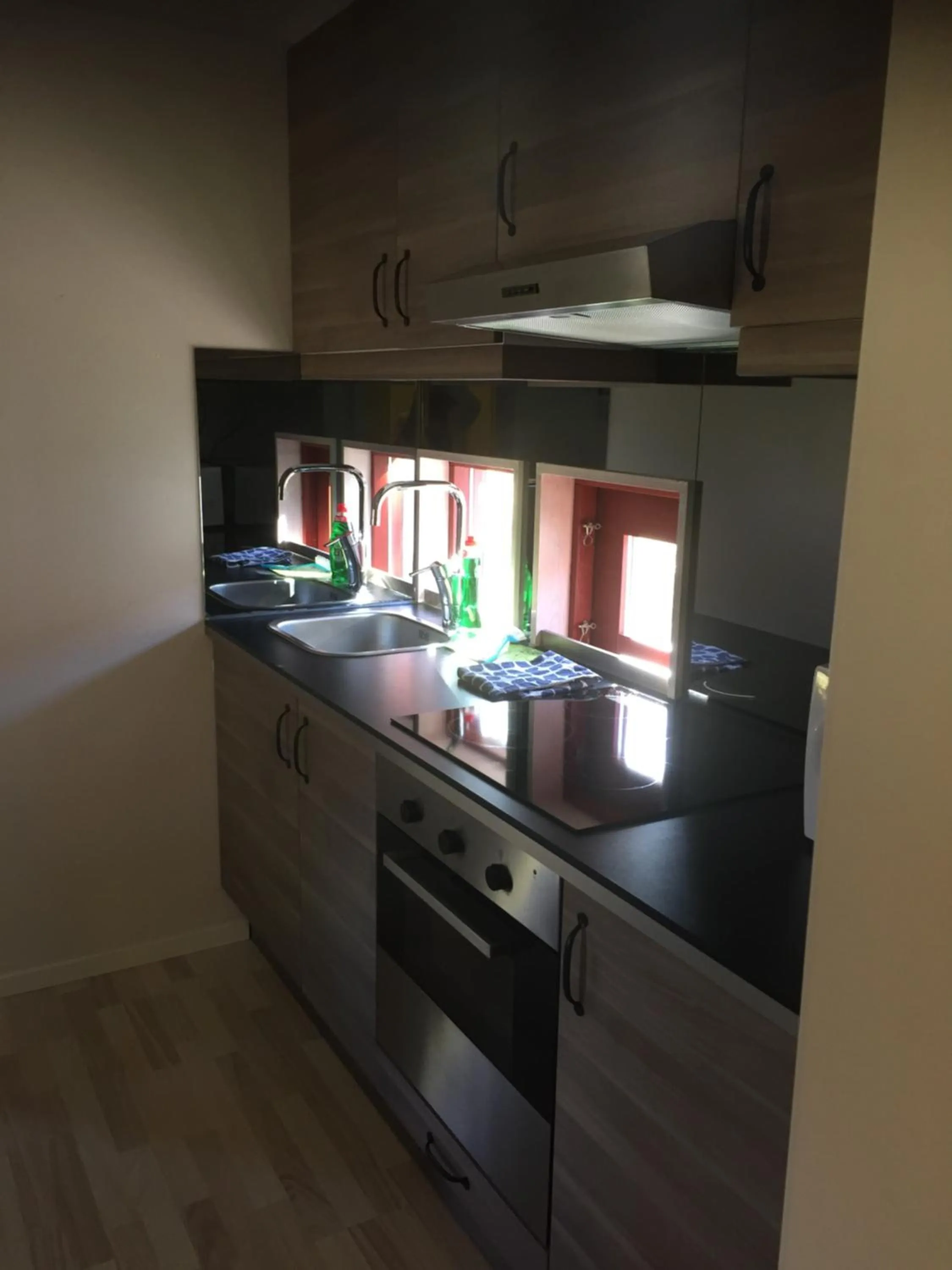 Kitchen or kitchenette in Klitterbyn Lodge