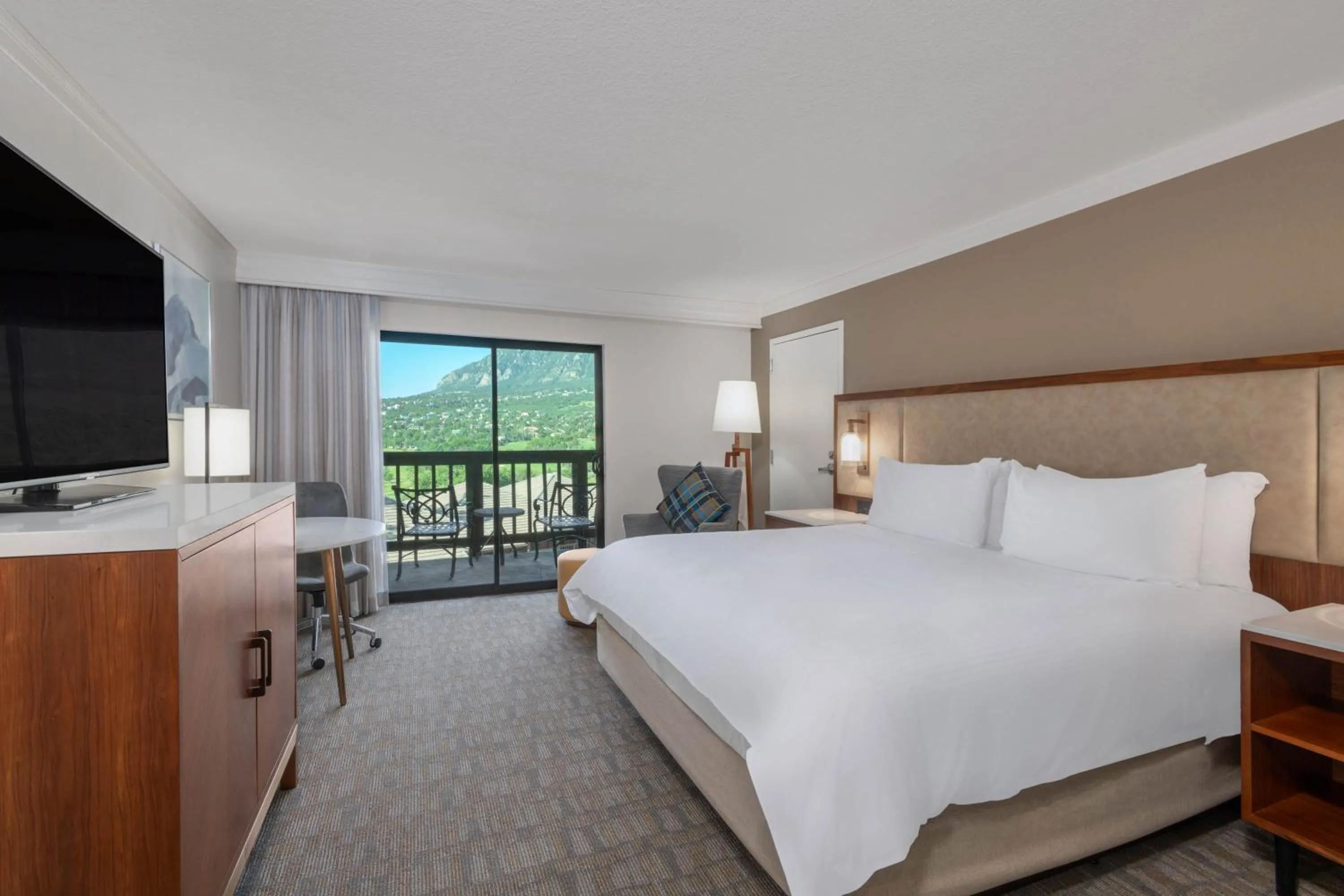 Bed in Cheyenne Mountain Resort, a Destination by Hyatt Hotels