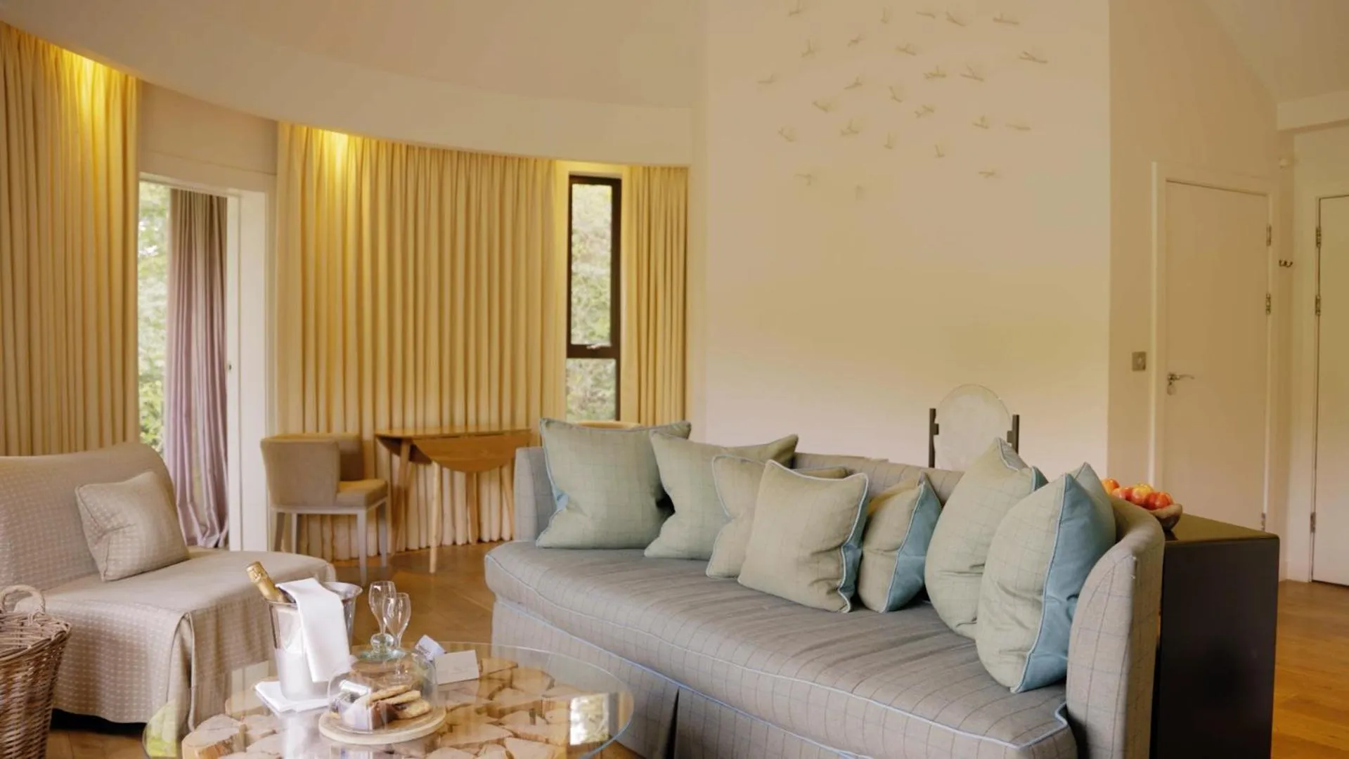 Communal lounge/ TV room in Chewton Glen Hotel - an Iconic Luxury Hotel