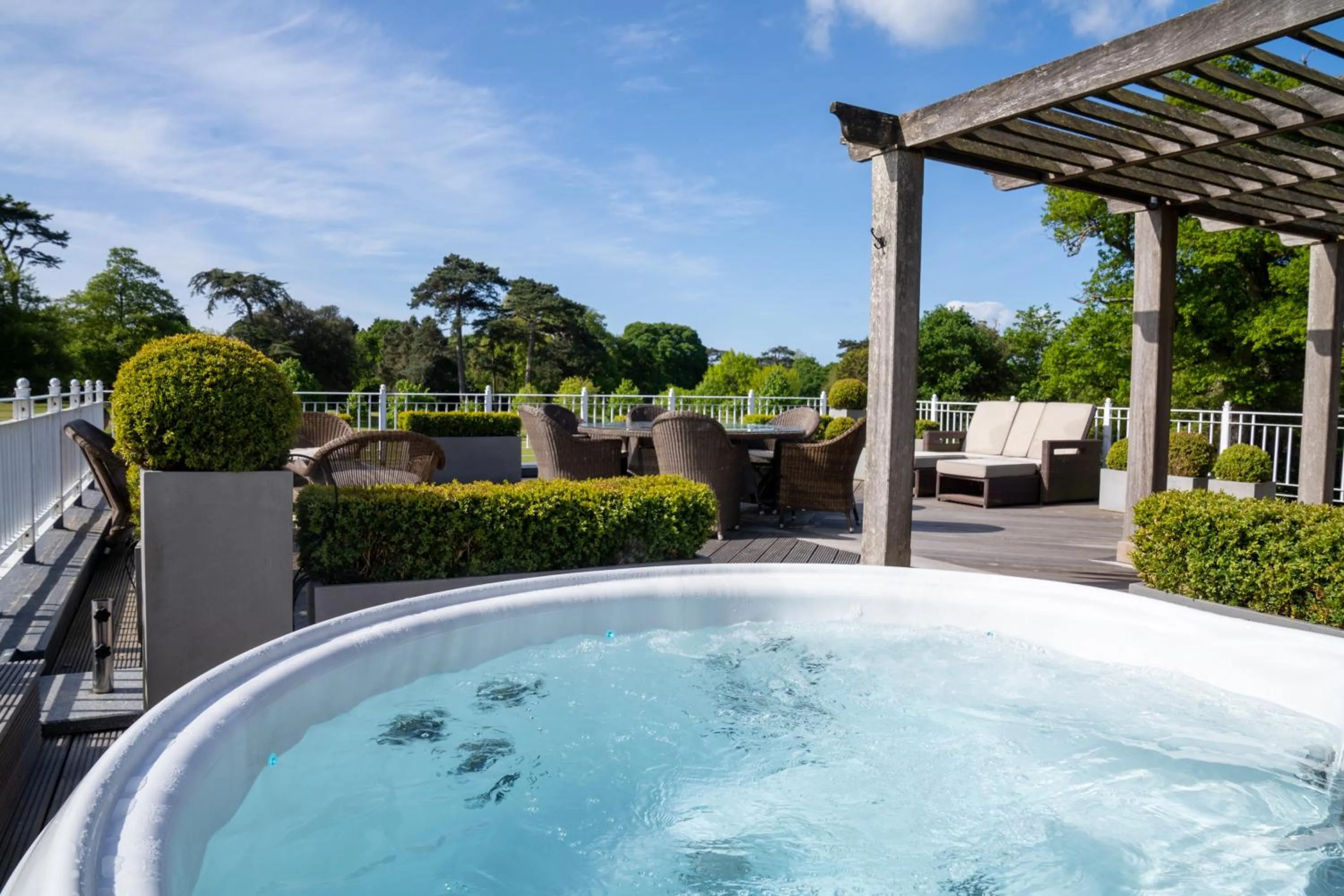 Hot Tub in Chewton Glen Hotel - an Iconic Luxury Hotel