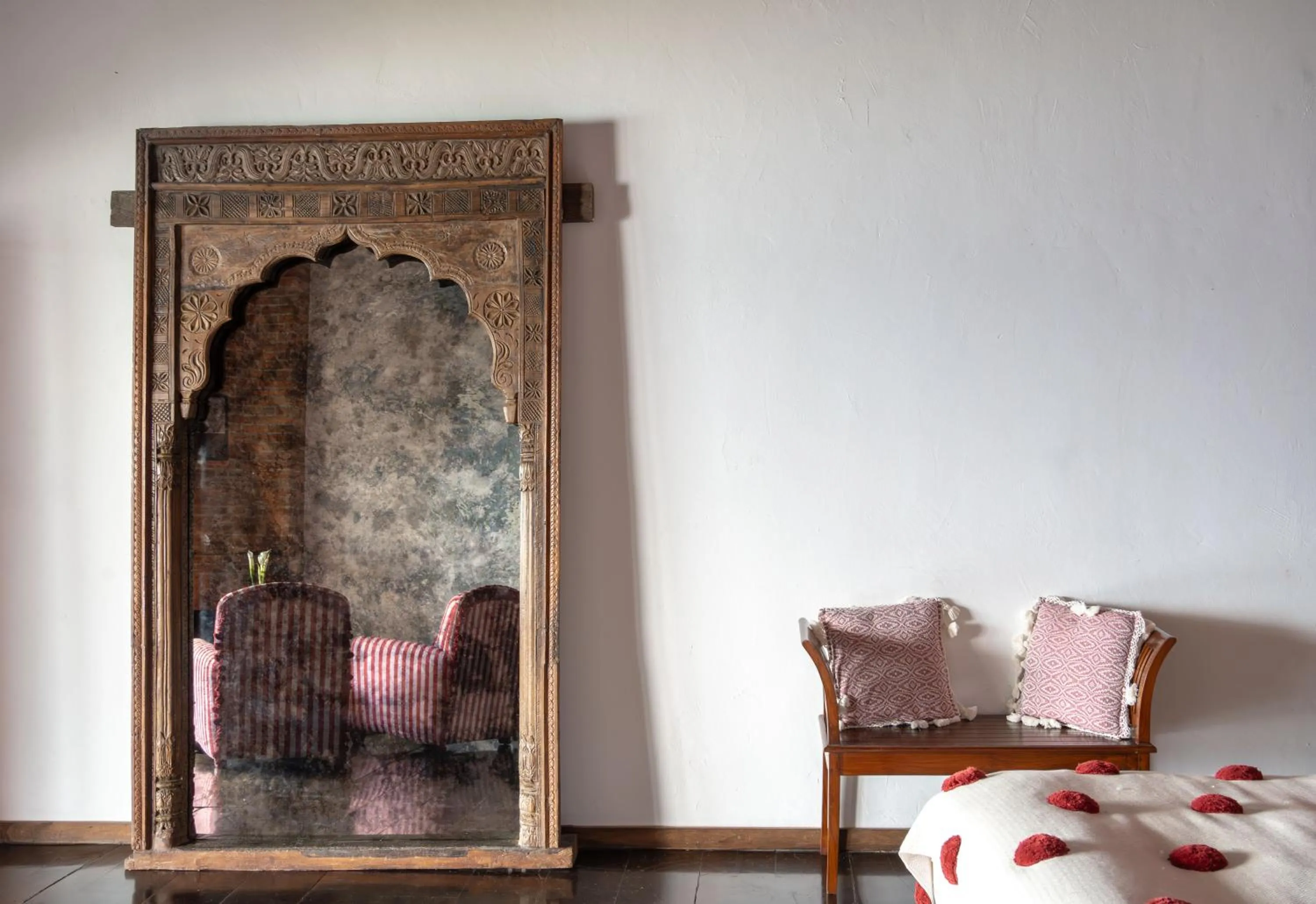 Seating area in Hotel Casa Palopo
