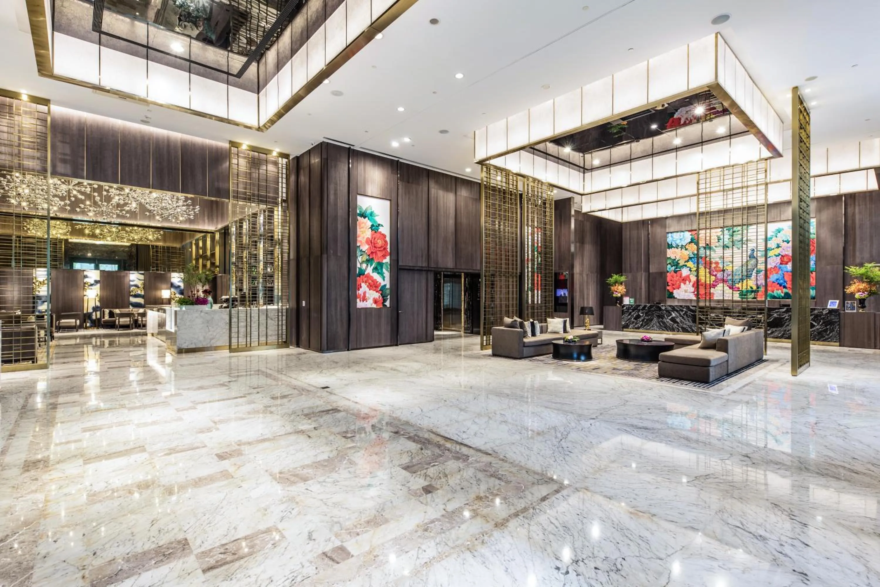 Lobby or reception in Caesar Park Hotel Banqiao