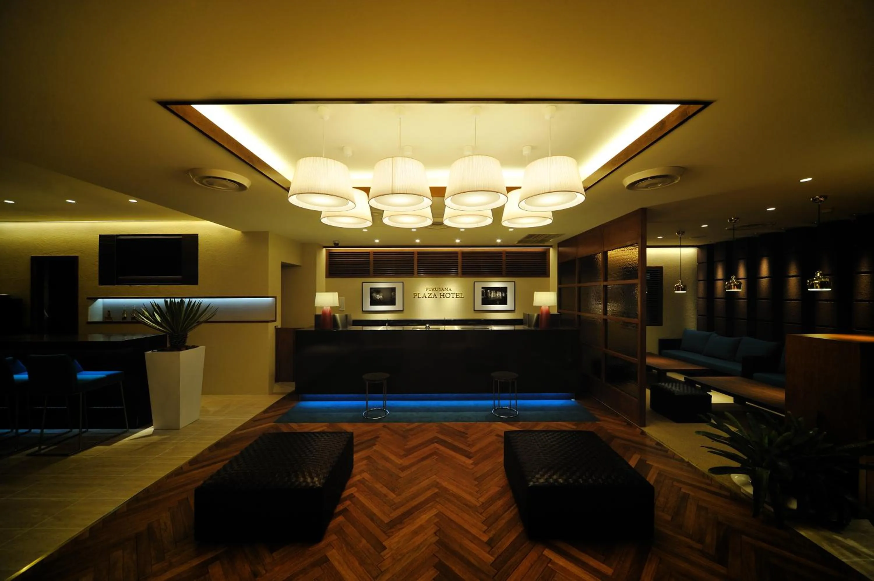 Lobby or reception in Fukuyama Plaza Hotel