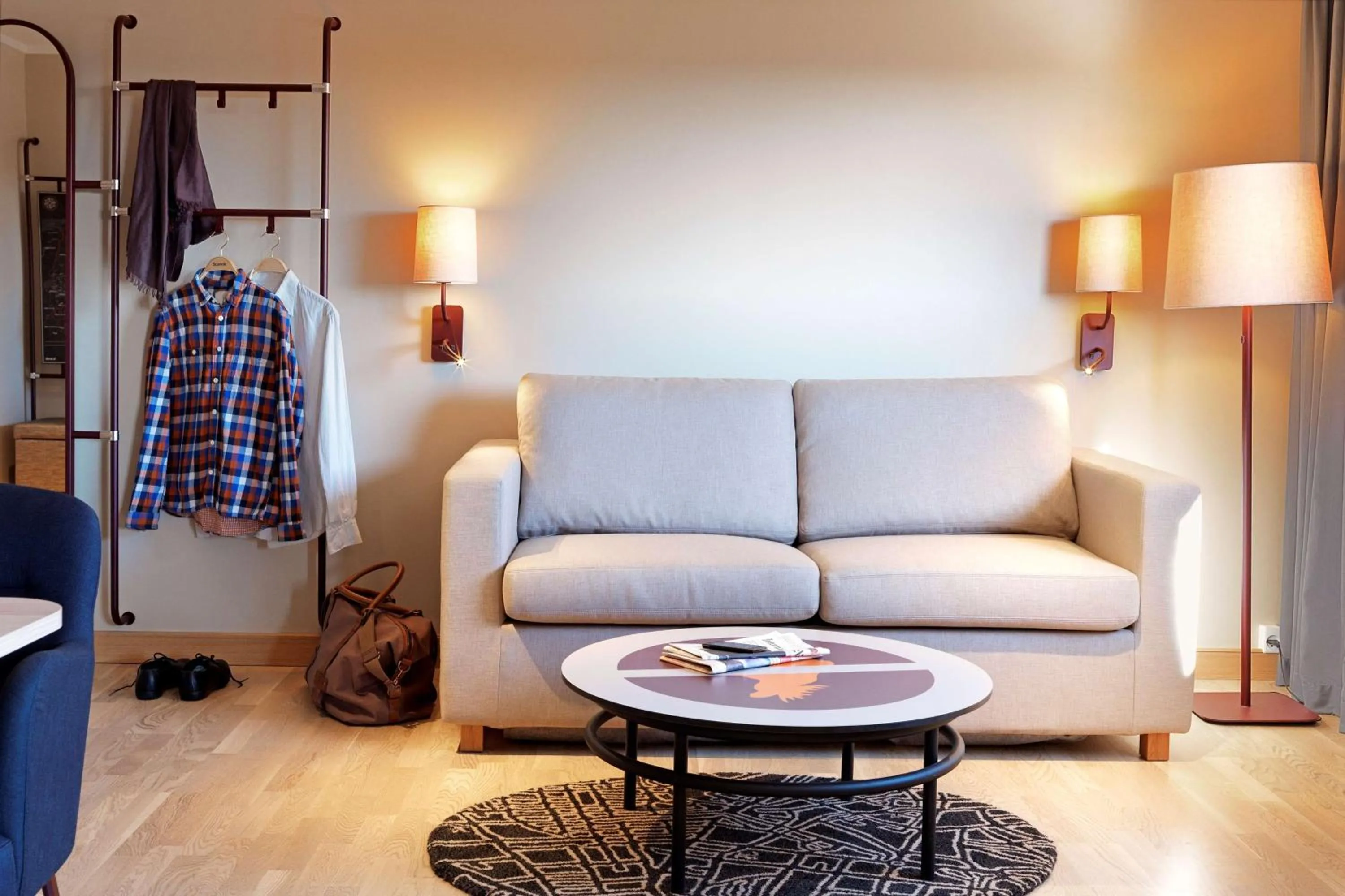 Bedroom in Scandic Hvidovre