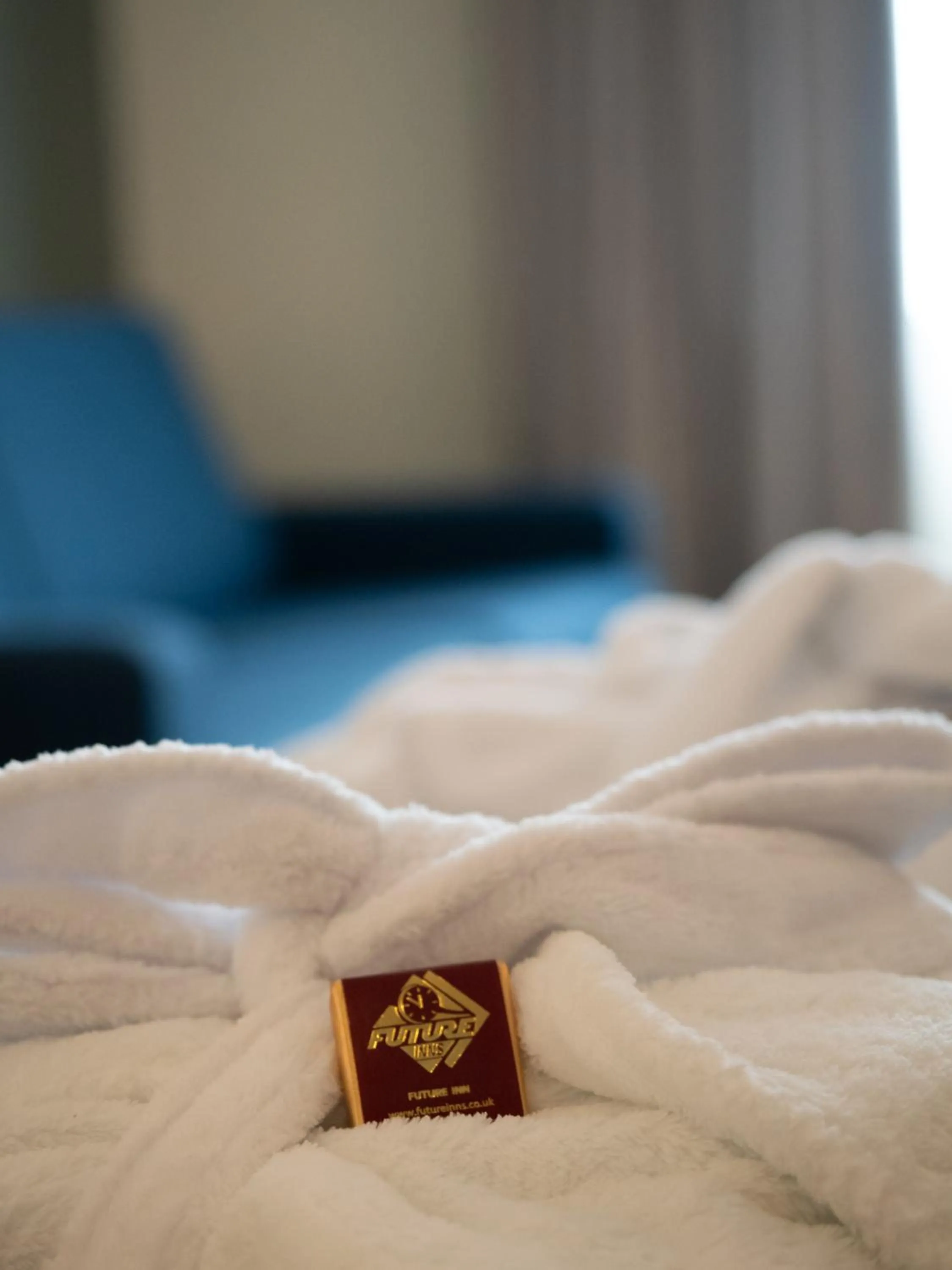 towels, Bed in Future Inn Cardiff Bay
