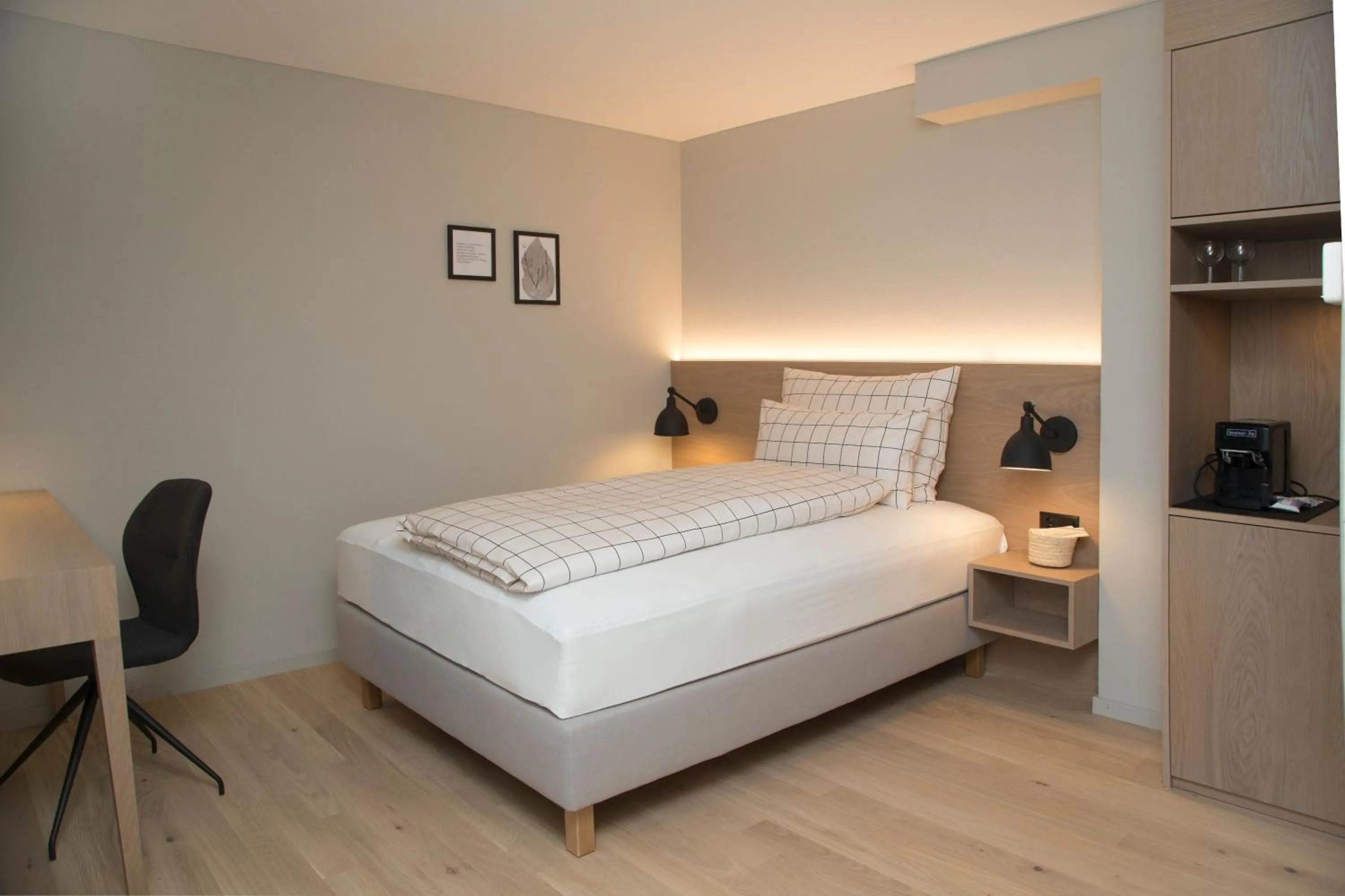 Decorative detail, Bed in Businesshotel Forum Widnau