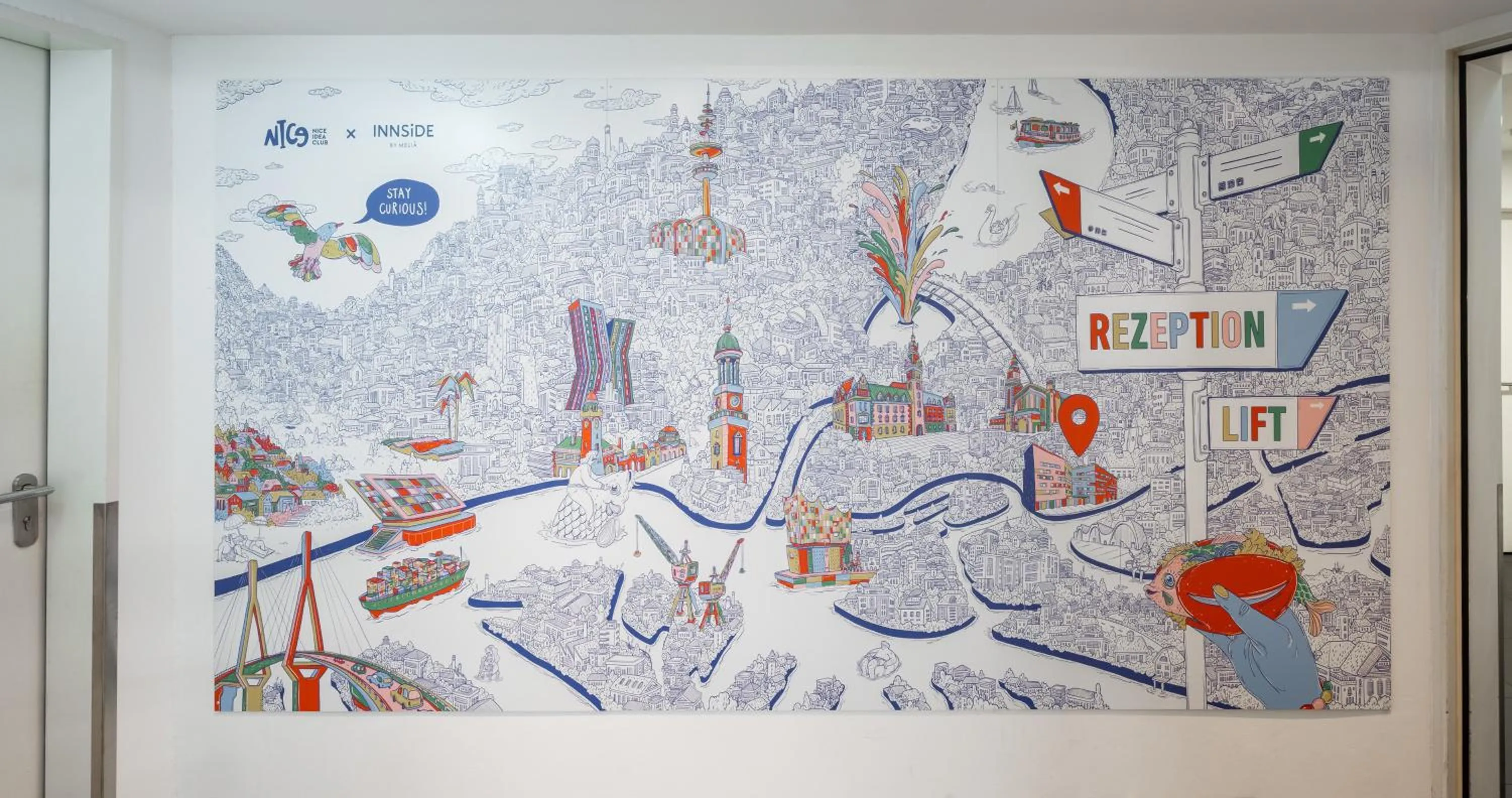 Decorative detail in INNSiDE by Meliá Hamburg Hafen