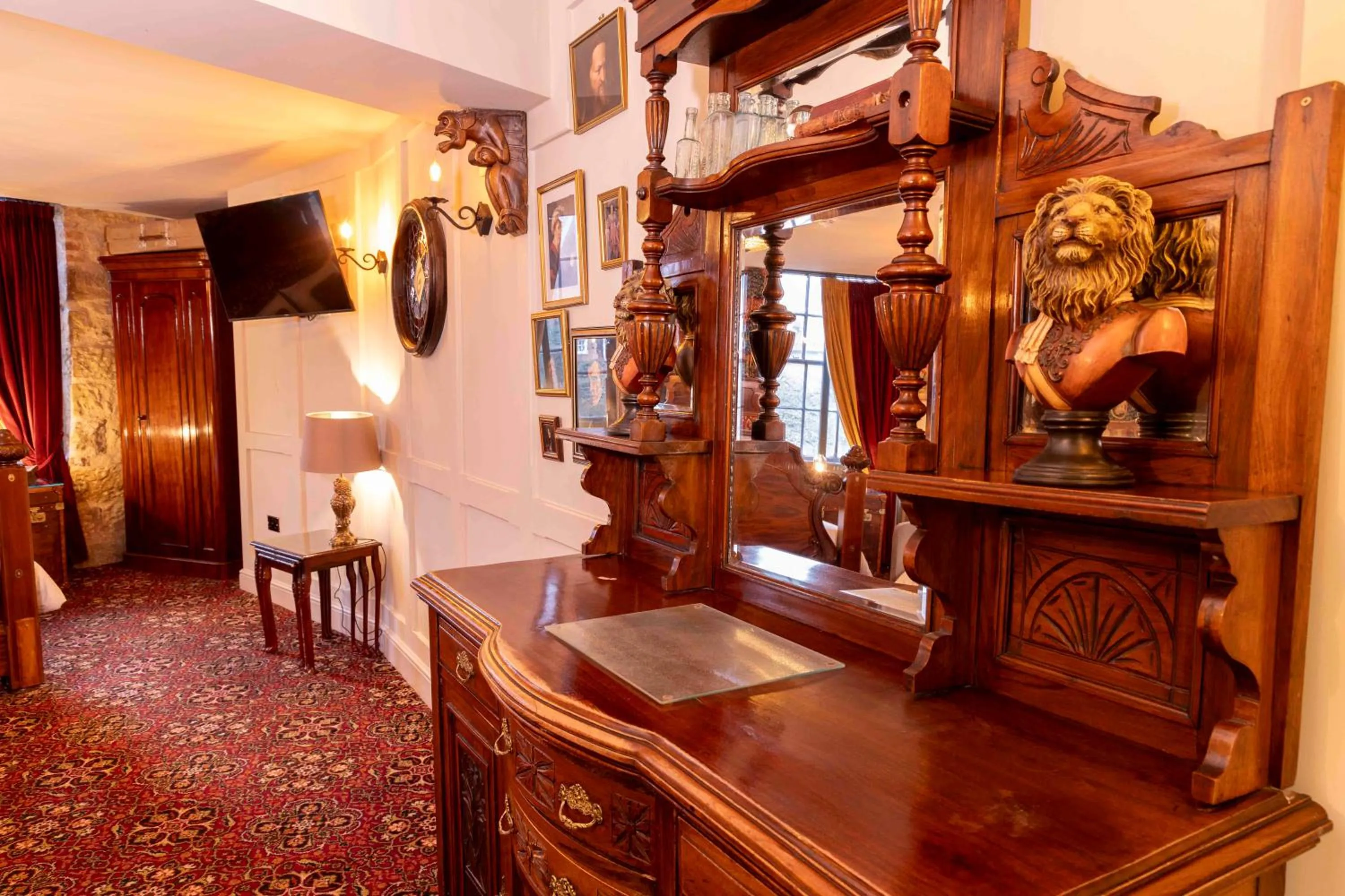 furniture in The Dirty Bottles Hotel