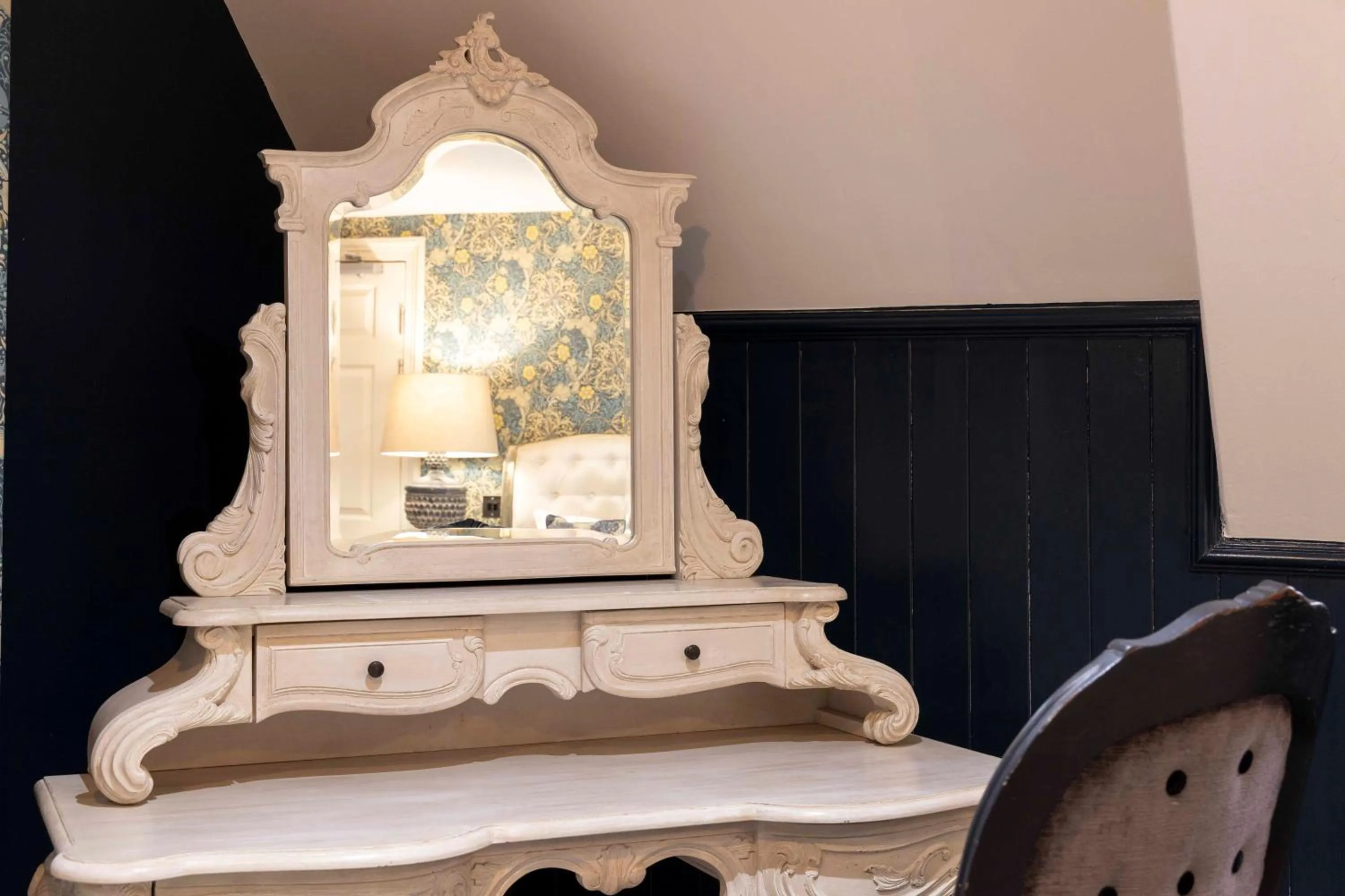 furniture in The Dirty Bottles Hotel