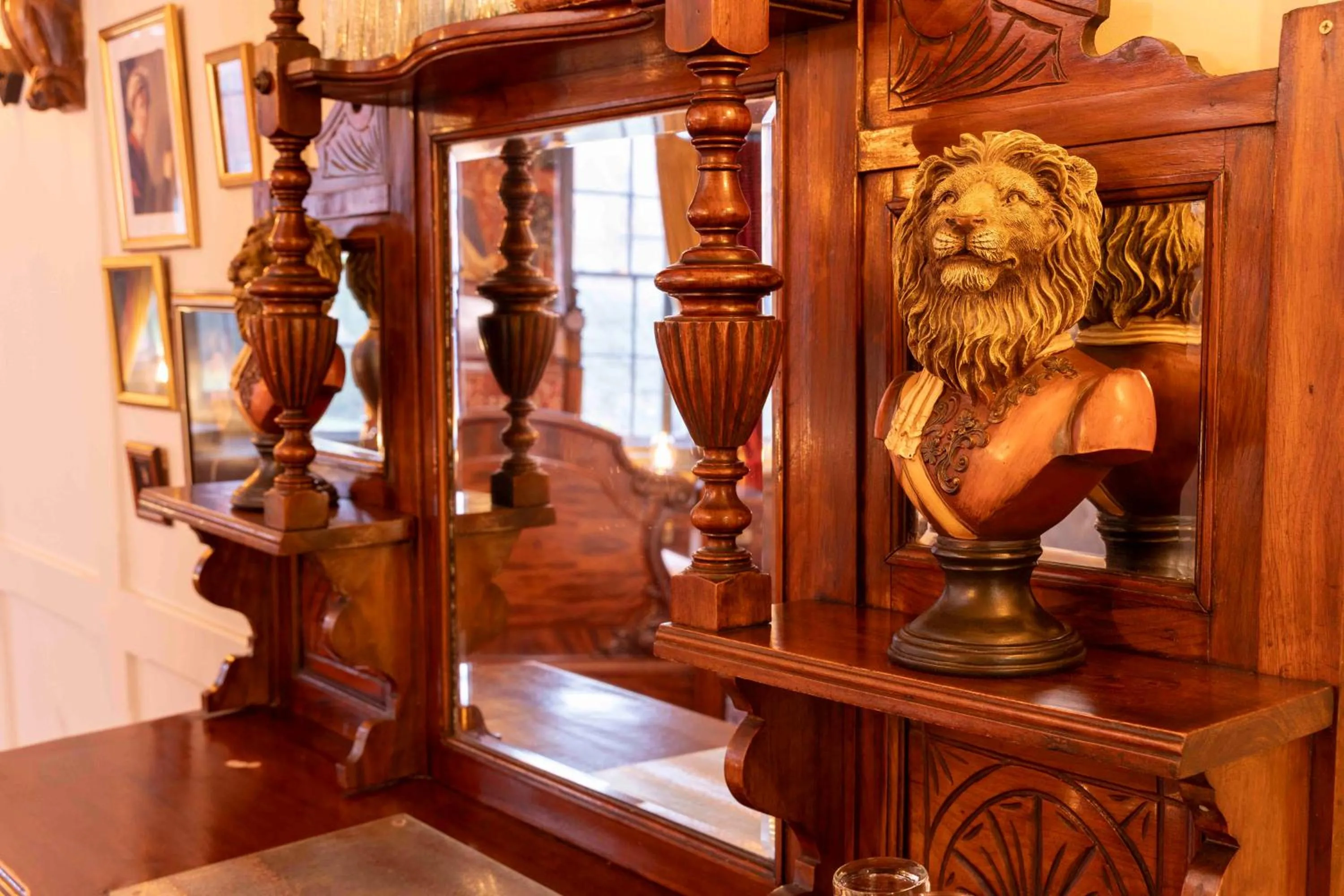 Decorative detail in The Dirty Bottles Hotel