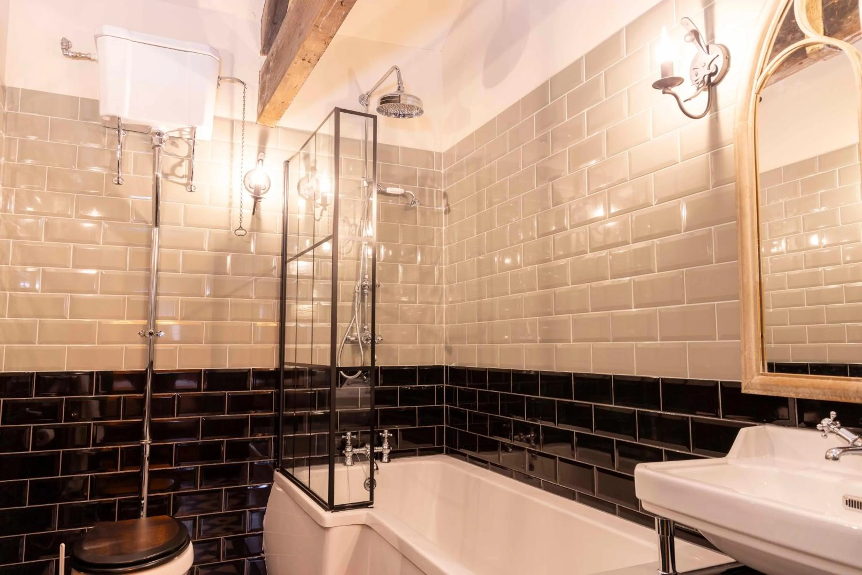 Bathroom in The Dirty Bottles Hotel