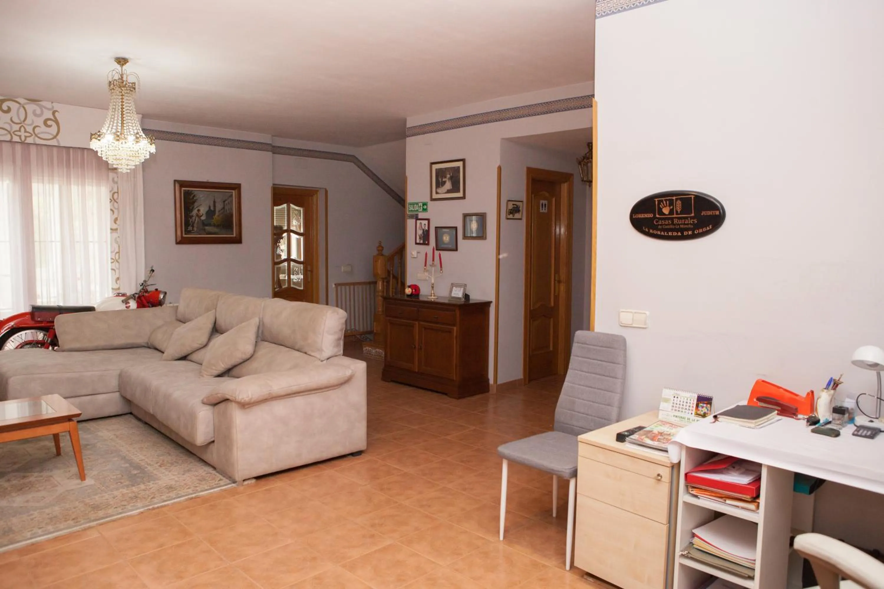 Communal lounge/ TV room in La Rosaleda de Orgaz