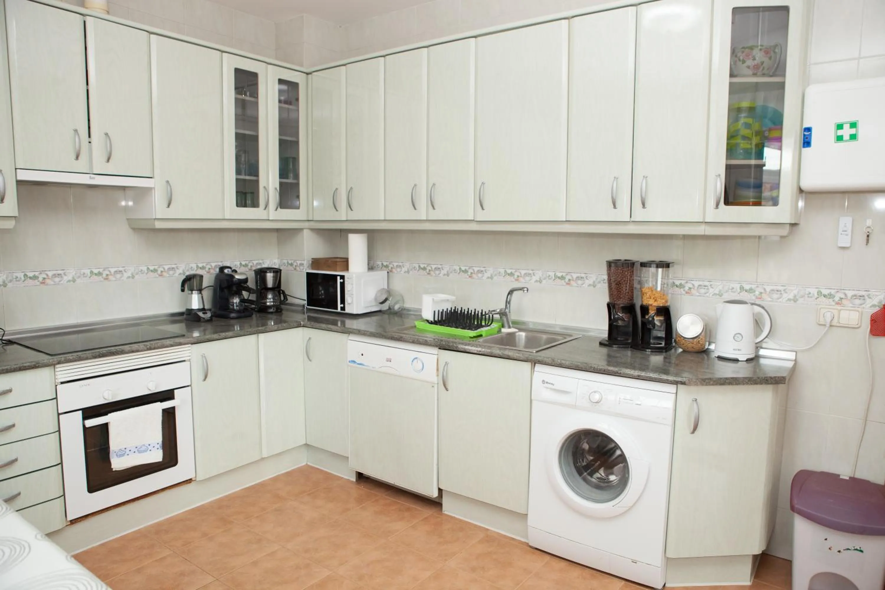Communal kitchen in La Rosaleda de Orgaz