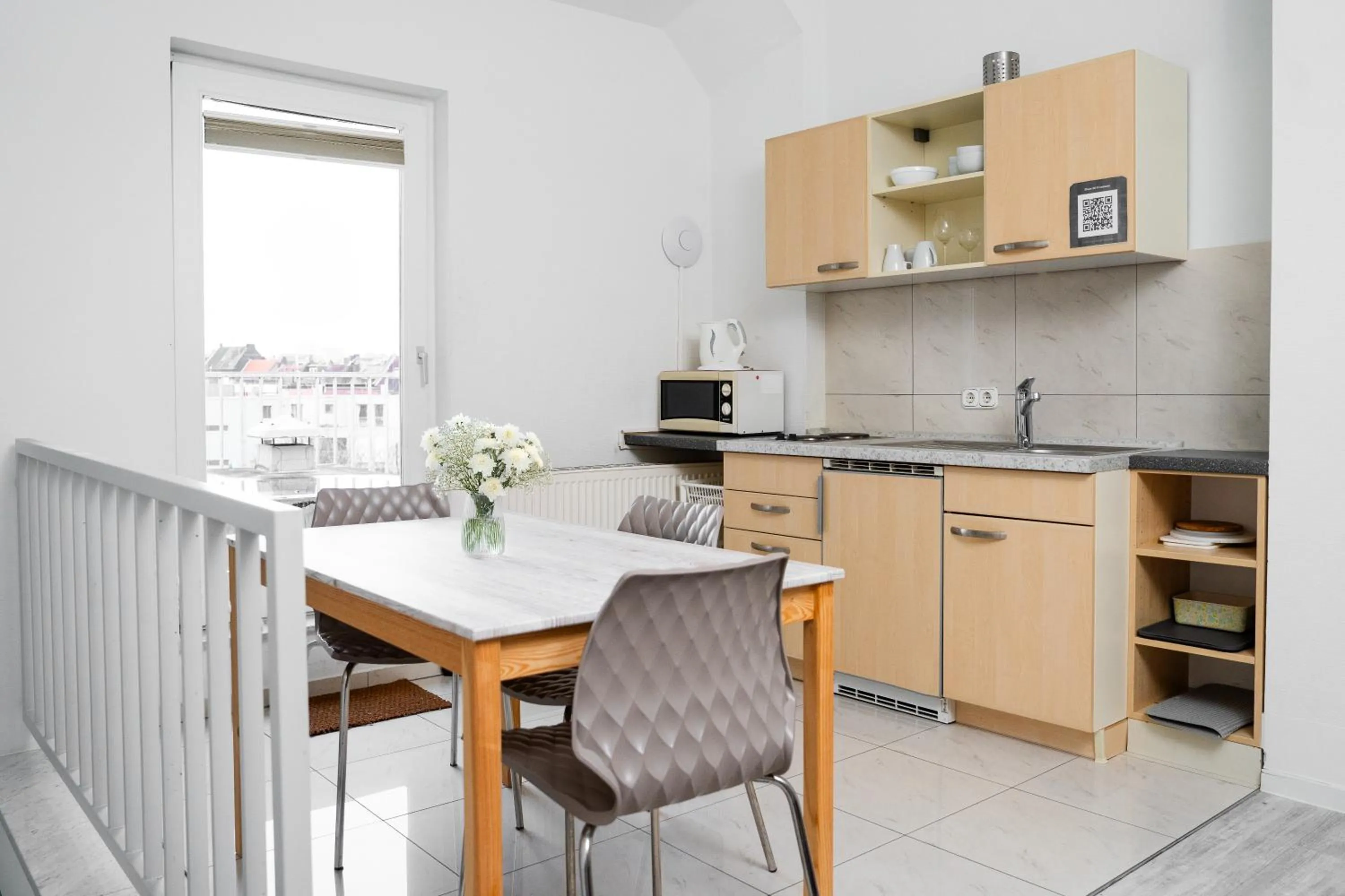 Kitchen or kitchenette in Astor & Aparthotel