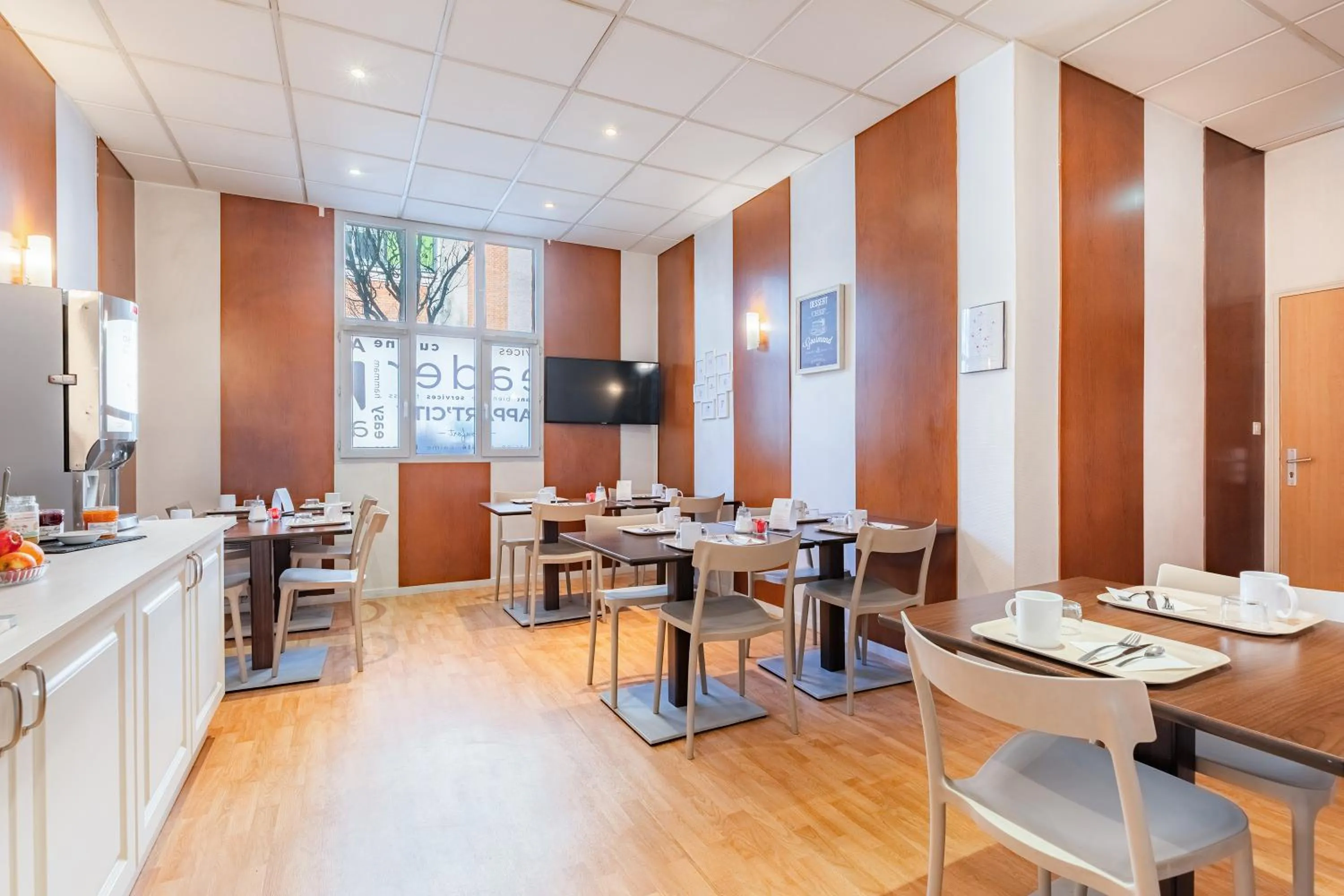 Buffet breakfast in Appart'City Classic Blois