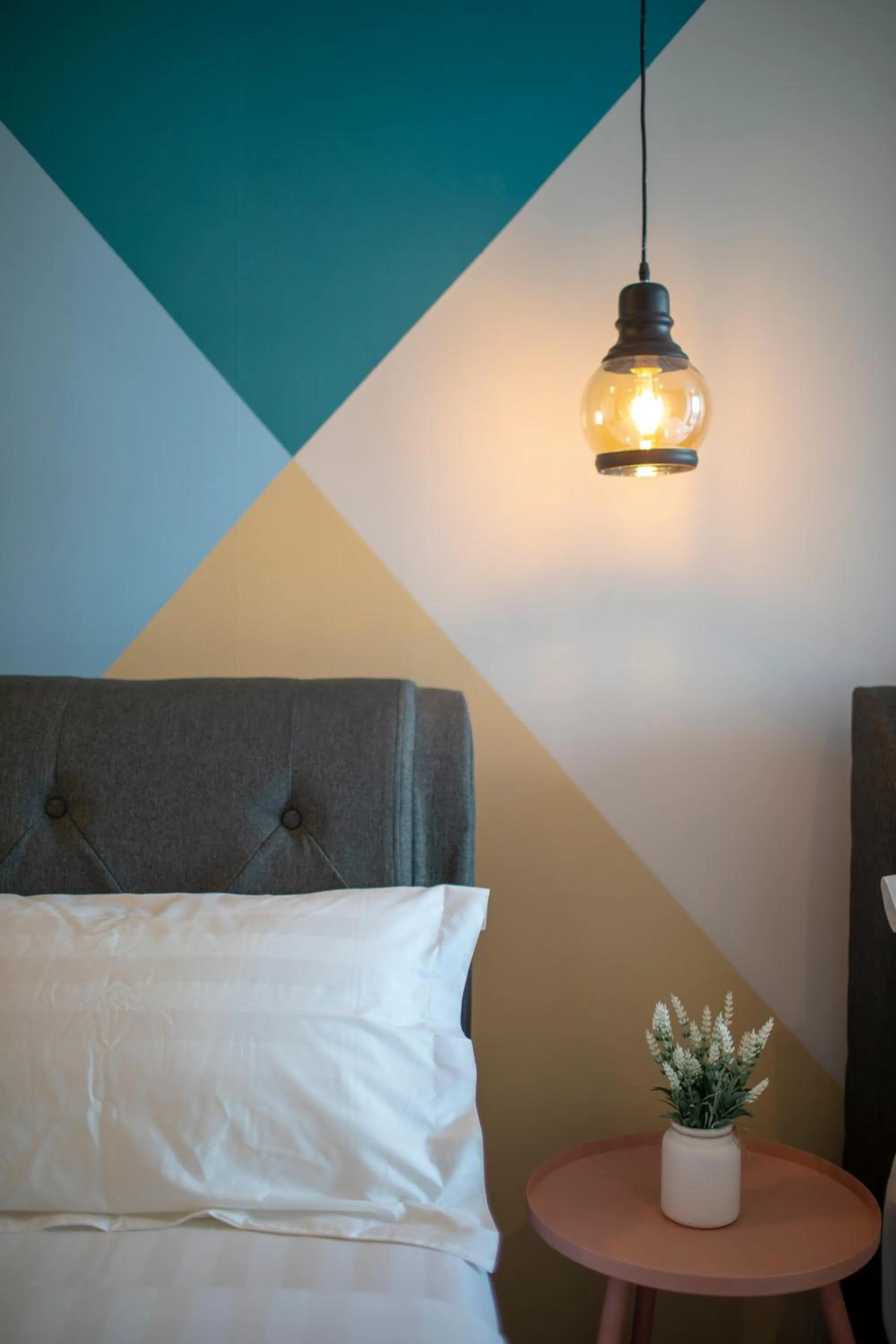 Bedroom, Bed in Cozy Living Sky Apartment